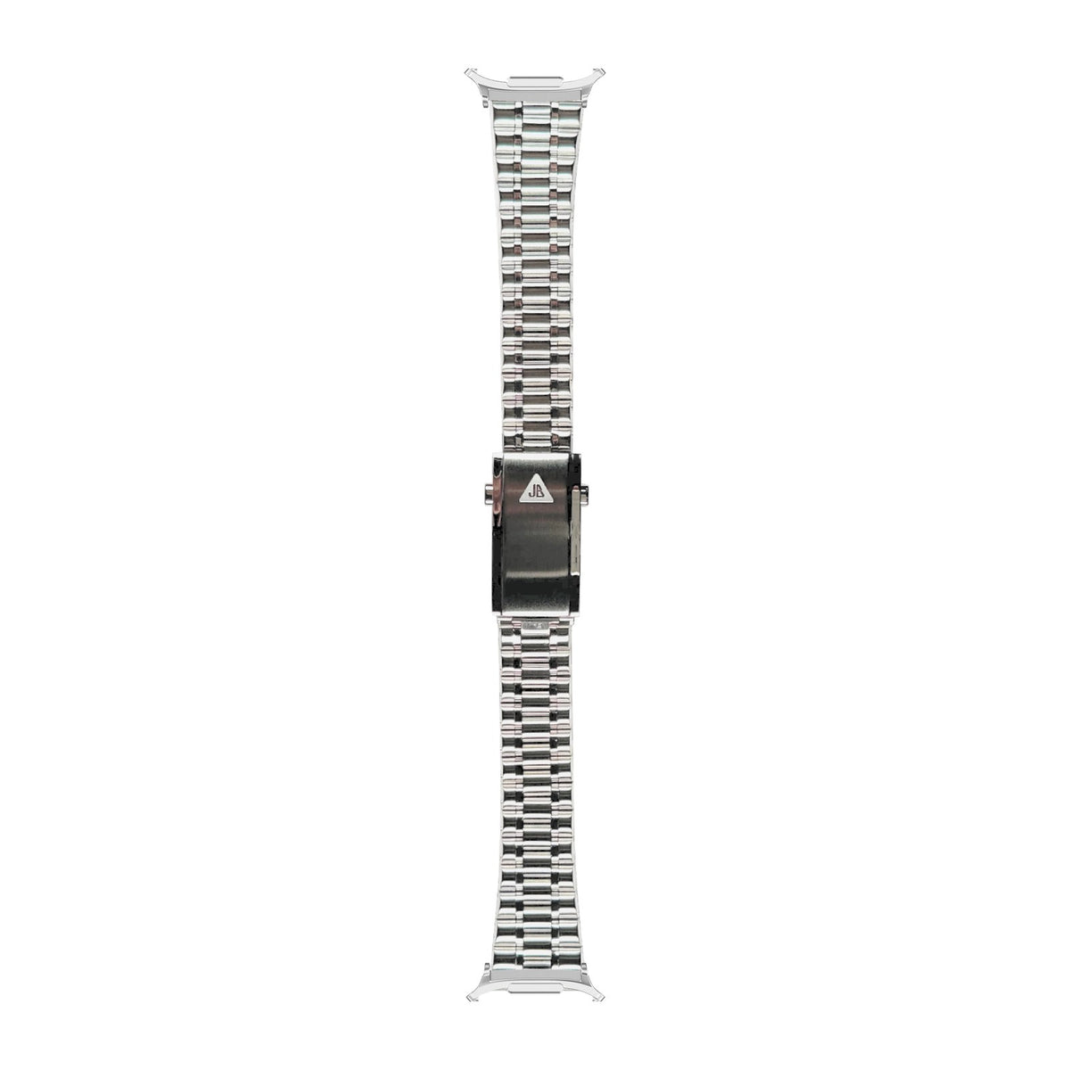 Bullet Bracelet Silver with Straight Ends with Strap Adapter for Galaxy Watch 8-9/Ultra