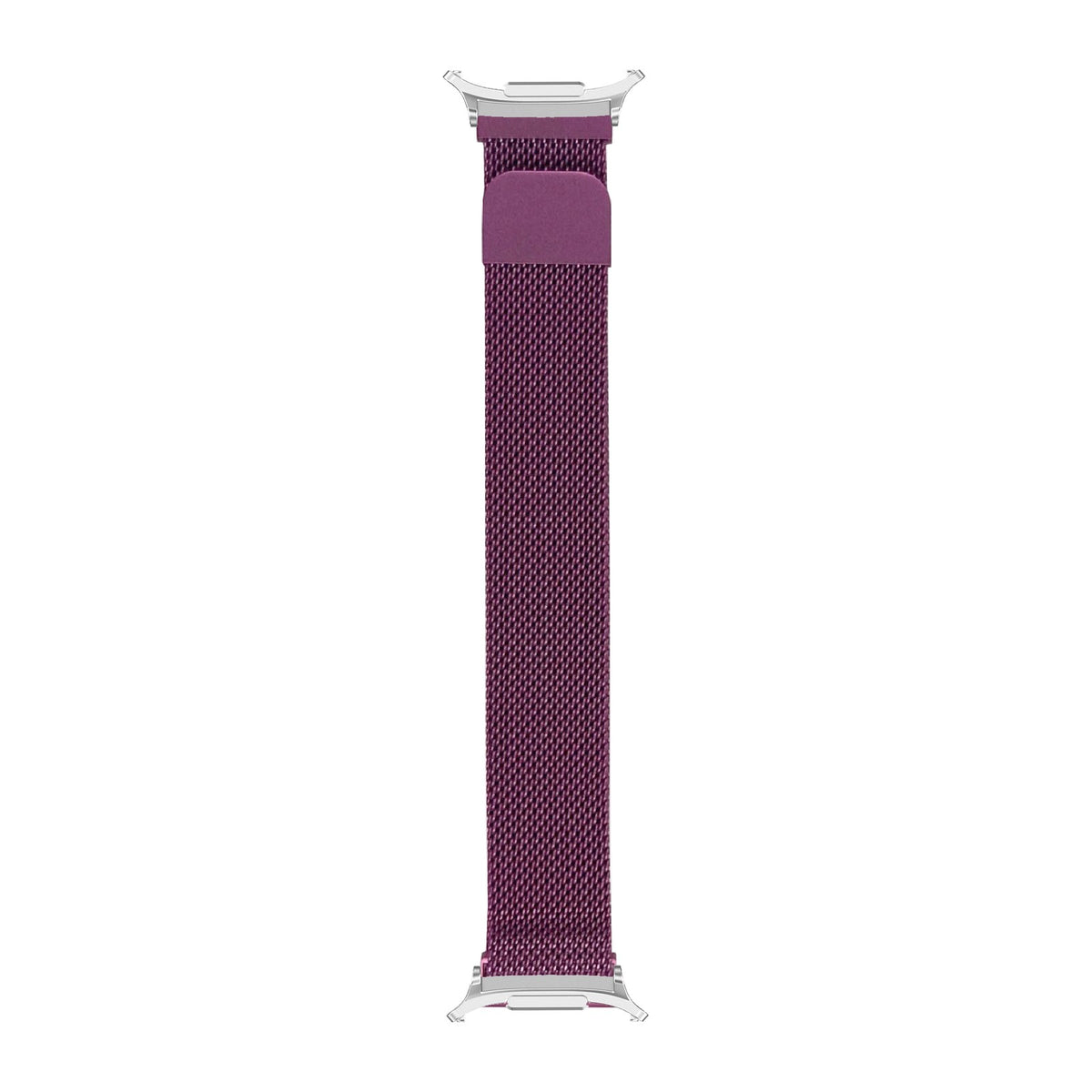 Milanese - Violet Silver with Strap Adapter for Galaxy Watch 8-9/Ultra