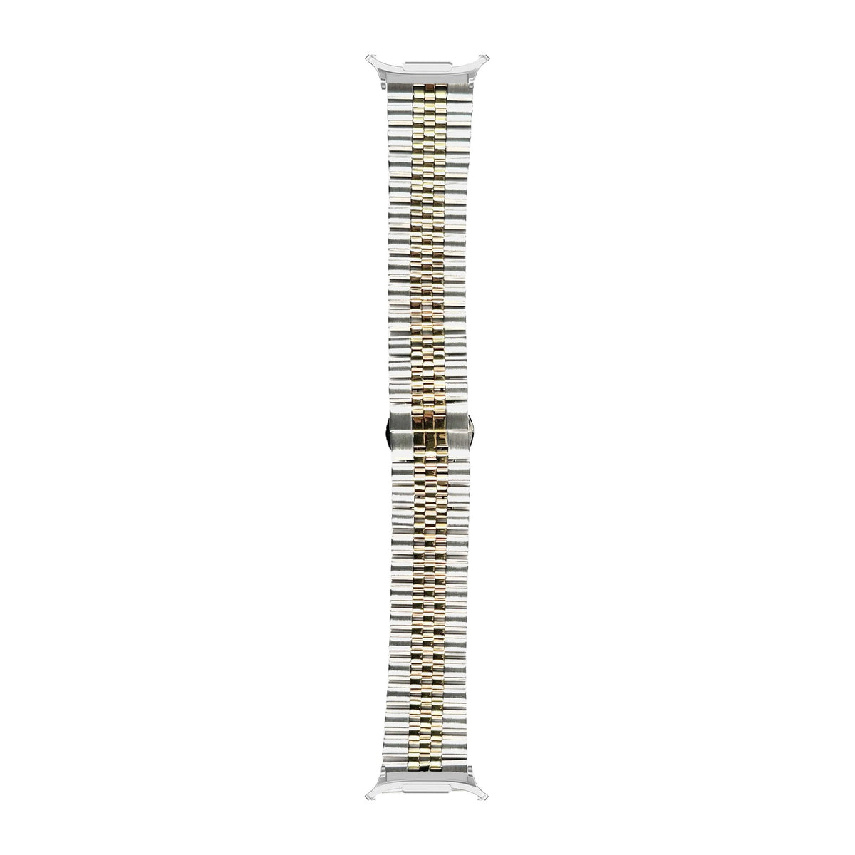 Jubilee Bracelet - Silver/Gold Silver with Strap Adapter for Galaxy Watch 8-9/Ultra