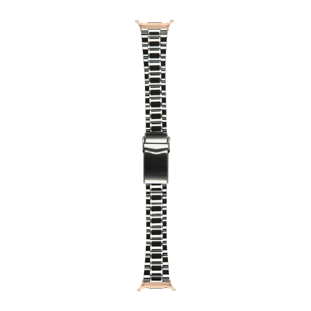Entwine Stainless Steel Bracelet Rose Gold with V-Clasp with Strap Adapter for Galaxy Watch 8-9/Ultra