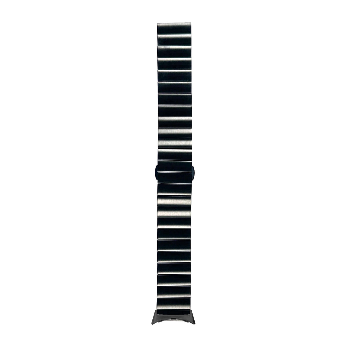 Steel Bracelet (Black) - Deployant Clasp 3 Black with Google Pixel Spring Bar Adapters - Wear Any 20mm Strap! for Pixel Watch 3-5 45mm