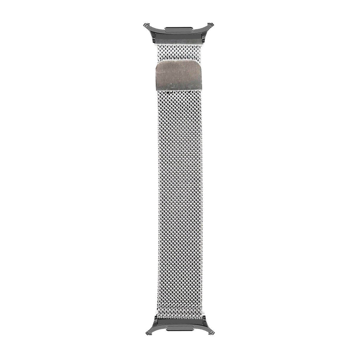 Milanese - Silver Extra Small/Small (13cm and above) Grey with Strap Adapter for Galaxy Watch 8-9/Ultra