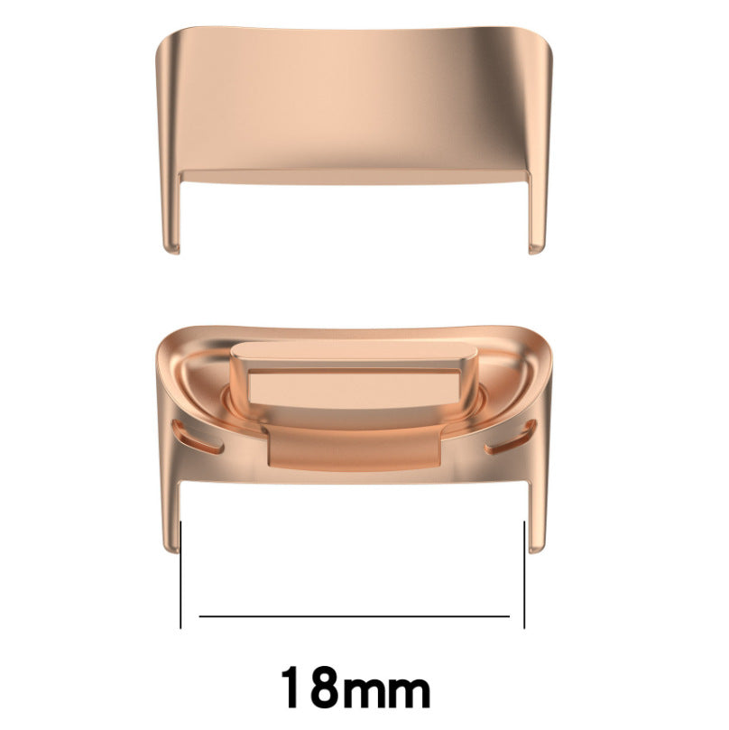 Rose gold spring bar adapters for Fitbit Charge 5 and 6