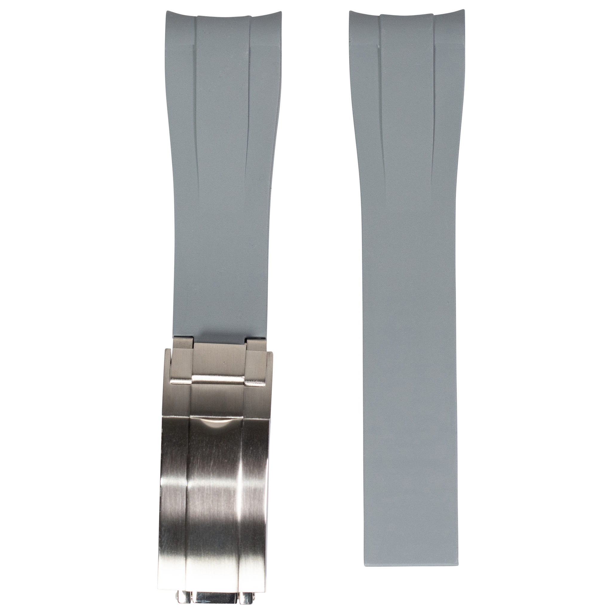 Seiko Alpinist] Vulcanised Rubber with Oyster Clasp Grey