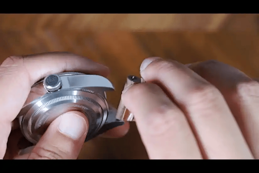 Quick release strap removal demonstration