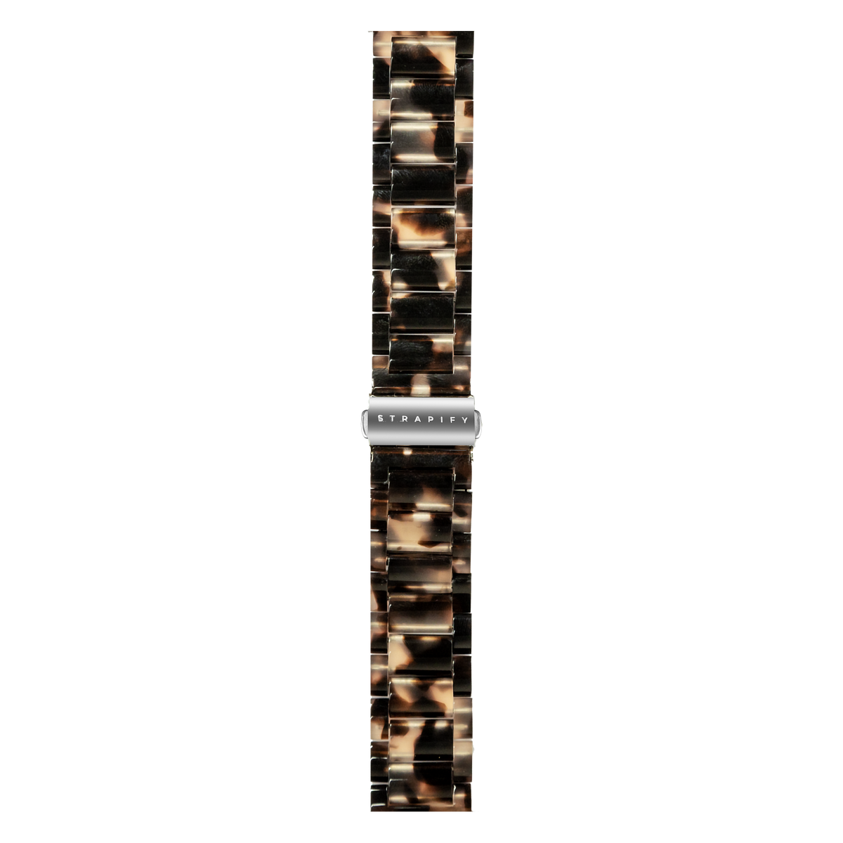 Crystalised Acetate - Tortoiseshell Dark Brown for Pixel Watch 1-5 41mm