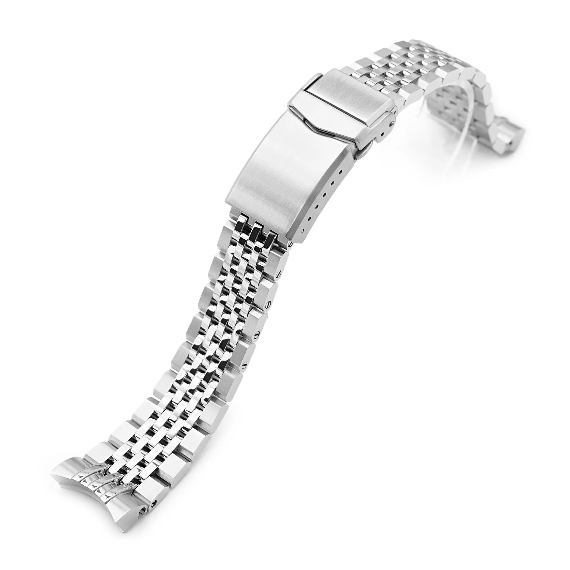 Strapcode Asteroid stainless steel bracelet for Tudor Black Bay 58 with solid links and secure clasp