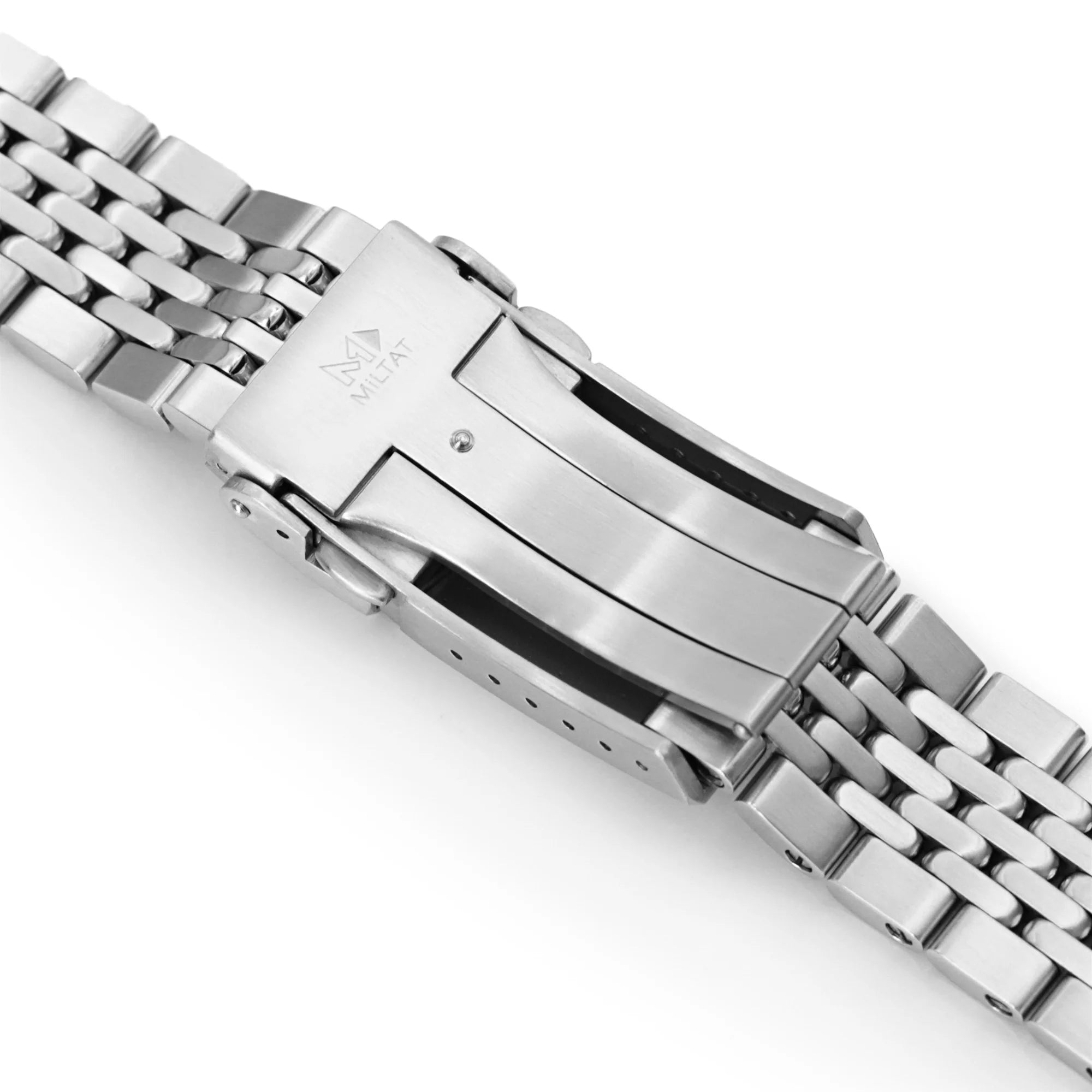 Strapcode Goma BOR stainless steel bracelet with solid end links for Seiko SKX007 dive watch