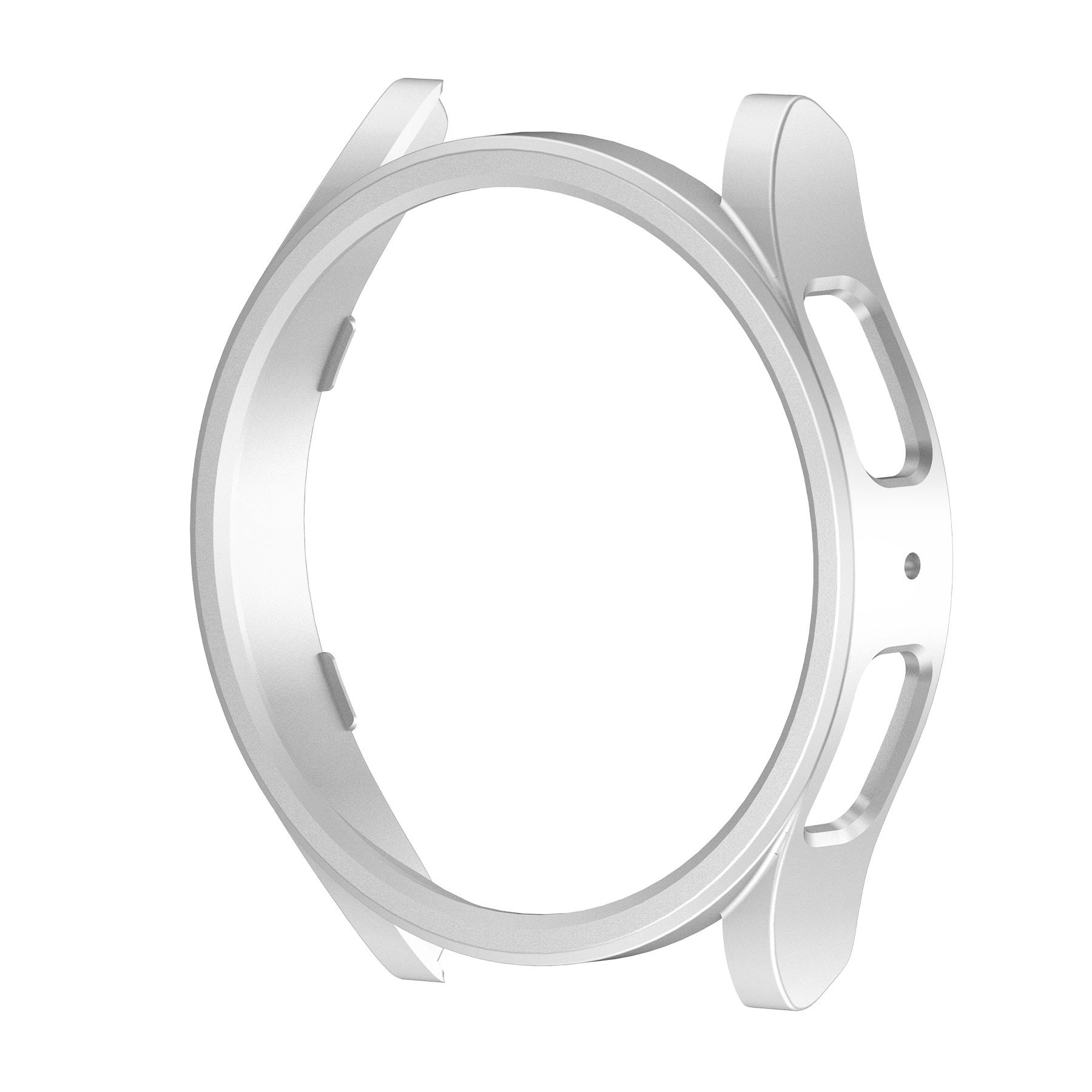 White protective case for Samsung Galaxy Watch 6 and 7 with dual-layer design and button cutouts