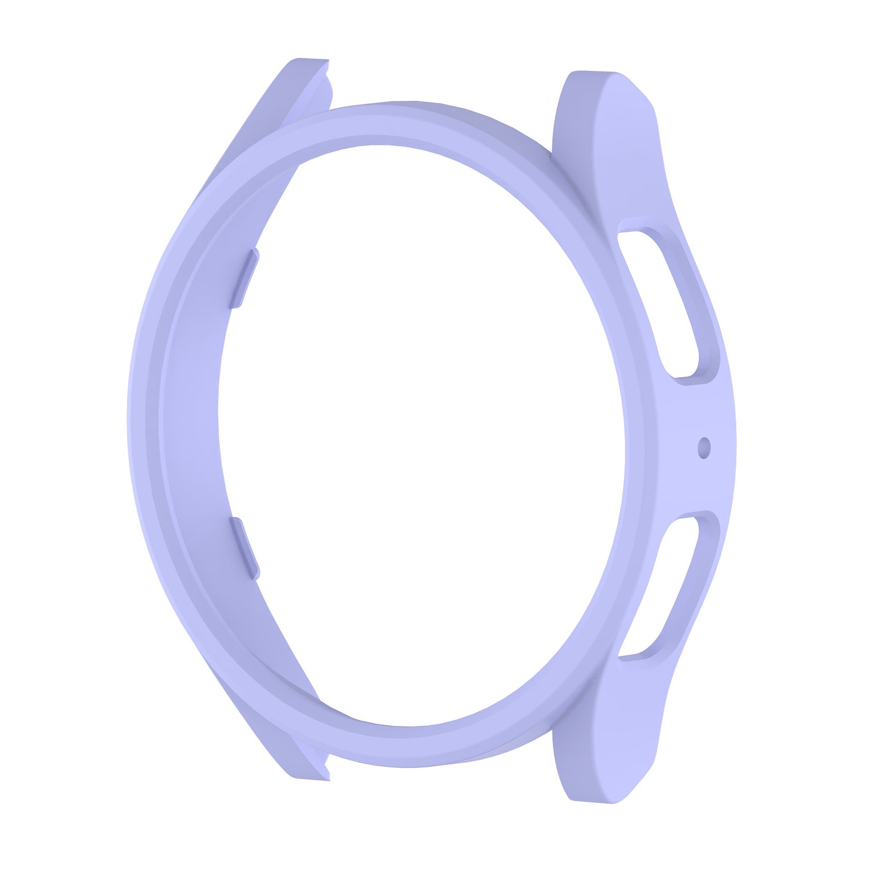 Lavender protective watch case with grip handles for Samsung Galaxy Watch 6 and 7 models