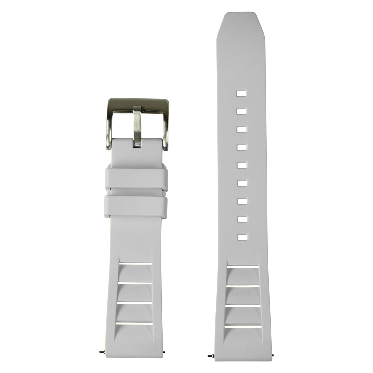 Shark Fin FKM Rubber - White for Pixel Watch 1-5 41mm