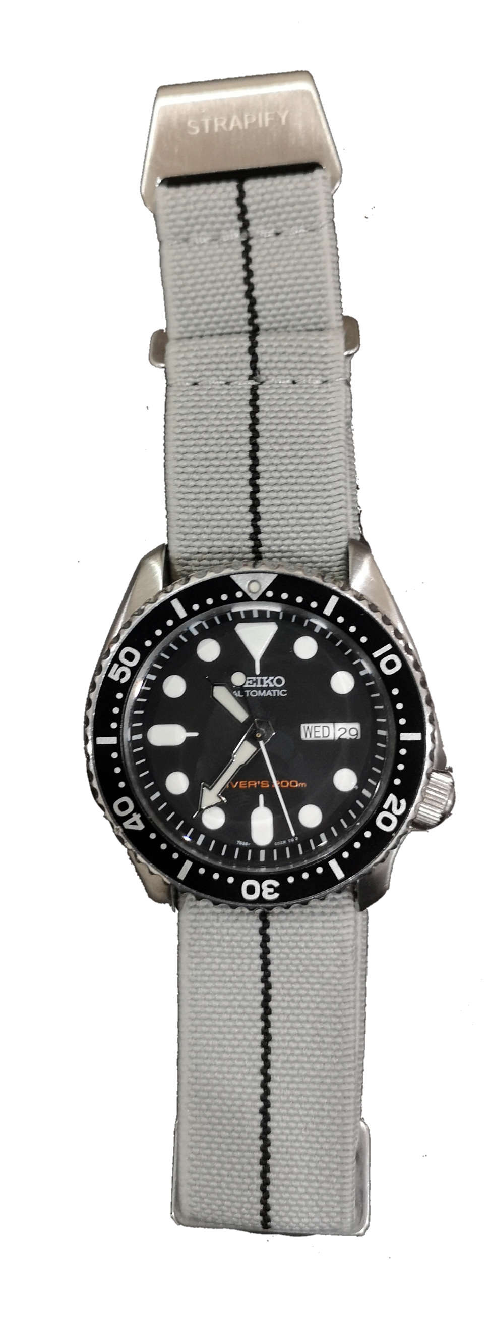 Marine Nationale - Grey With Black Stripe - Strapify Australia