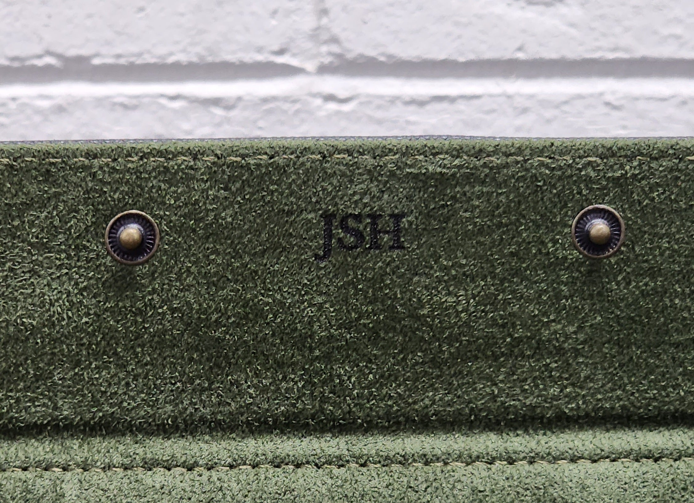 Jefferson - 3 Watch Roll - Saffiano Black | Forest Green Velvet