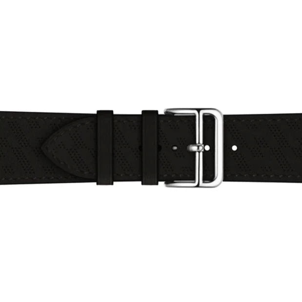 [Apple Watch] H Perforated - Single Tour - Black