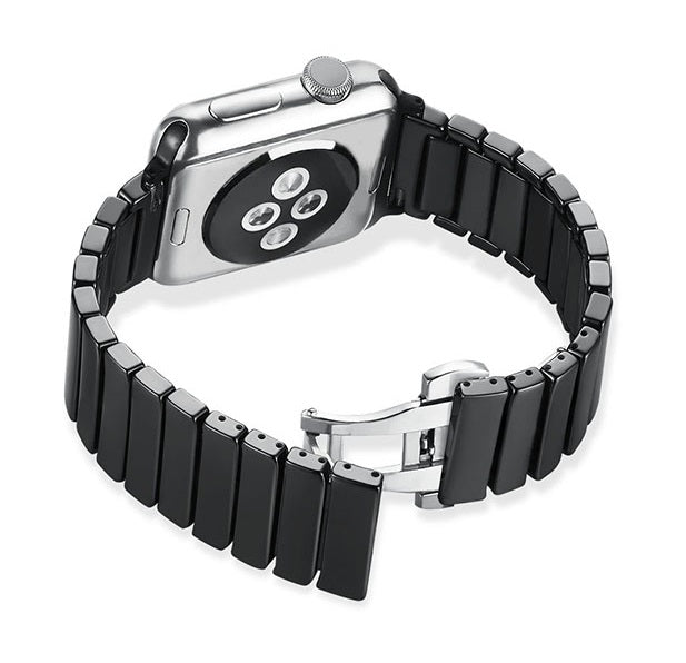 Ceramic Bracelet (Black) - Apple Watch Strap - Strapify Australia