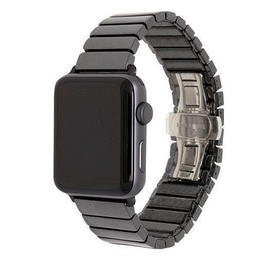 Ceramic Bracelet (Black) - Apple Watch Strap - Strapify Australia