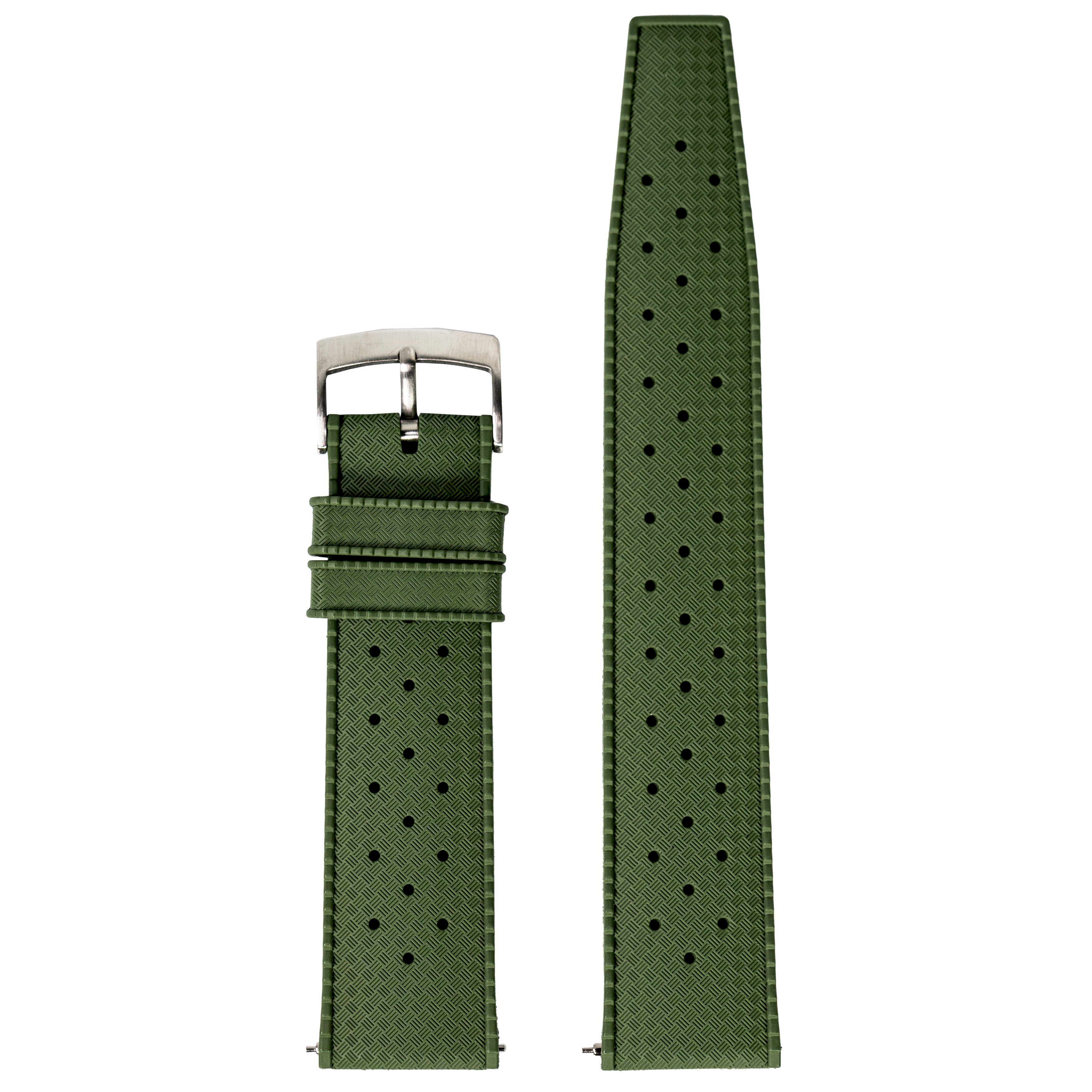[QuickFit] King Tropic FKM Rubber - Forest Green 22mm