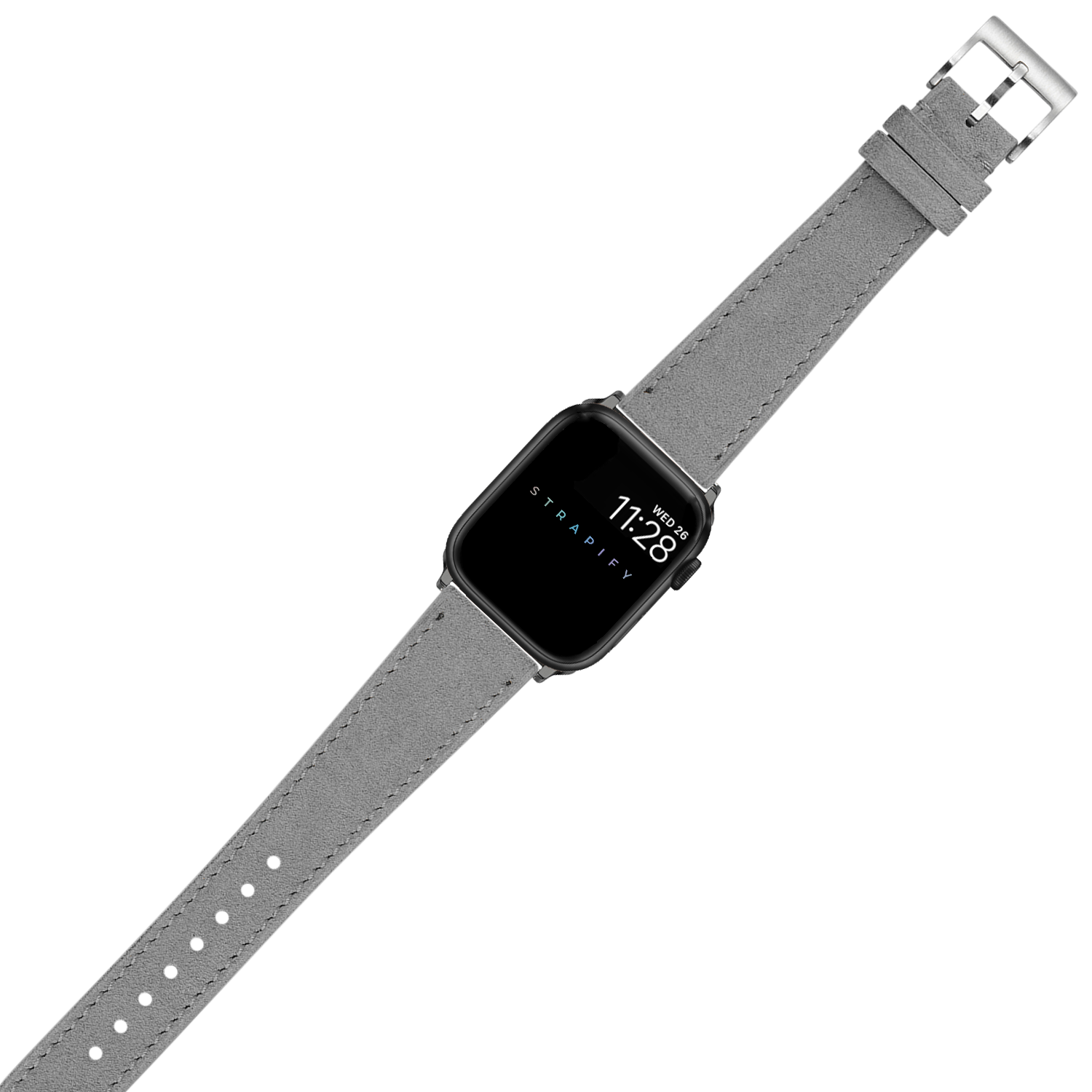 [Apple Watch] Alcantara Leather - Grey
