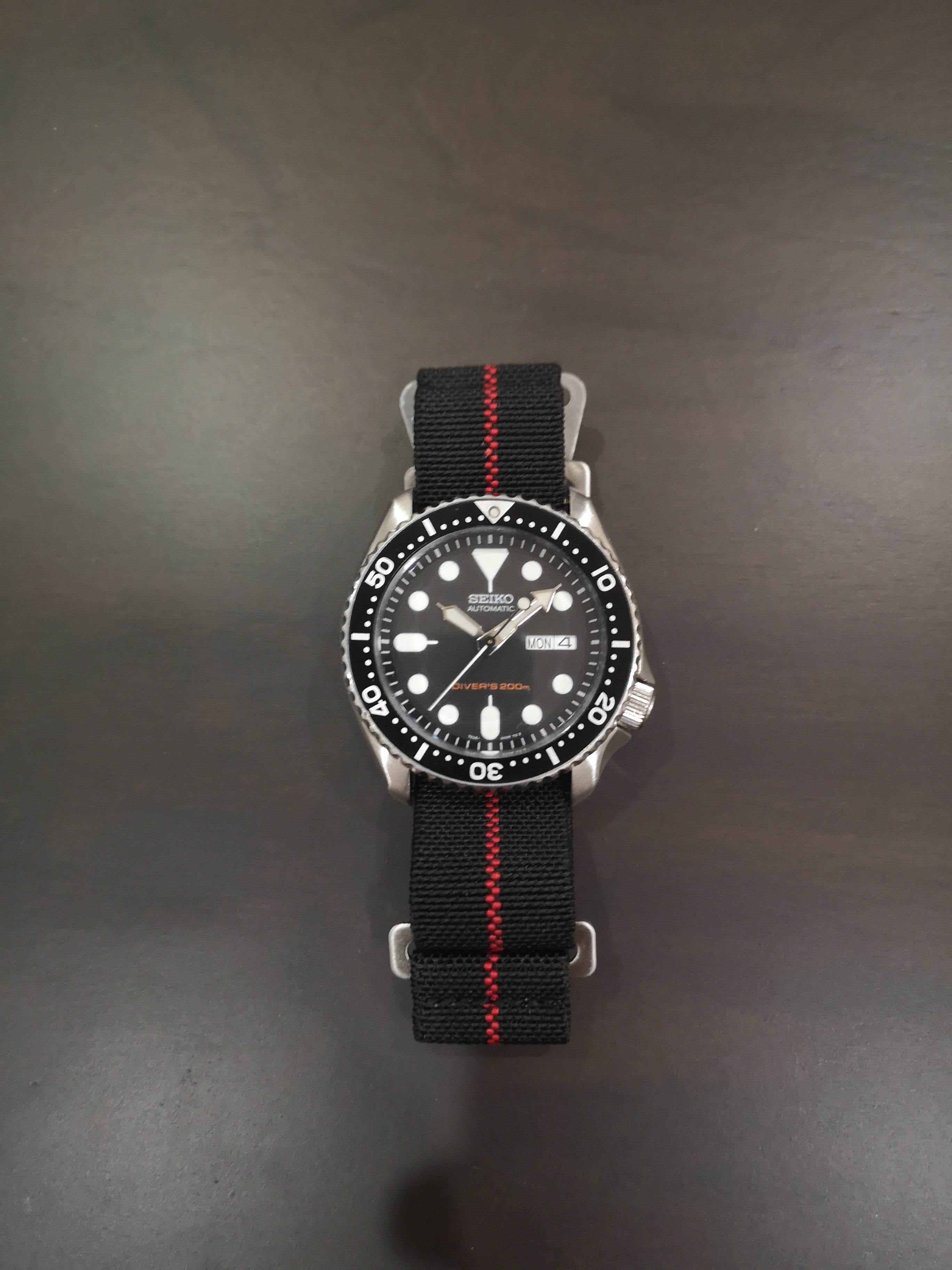 Marine Nationale - Black with Red Centreline - Strapify Australia