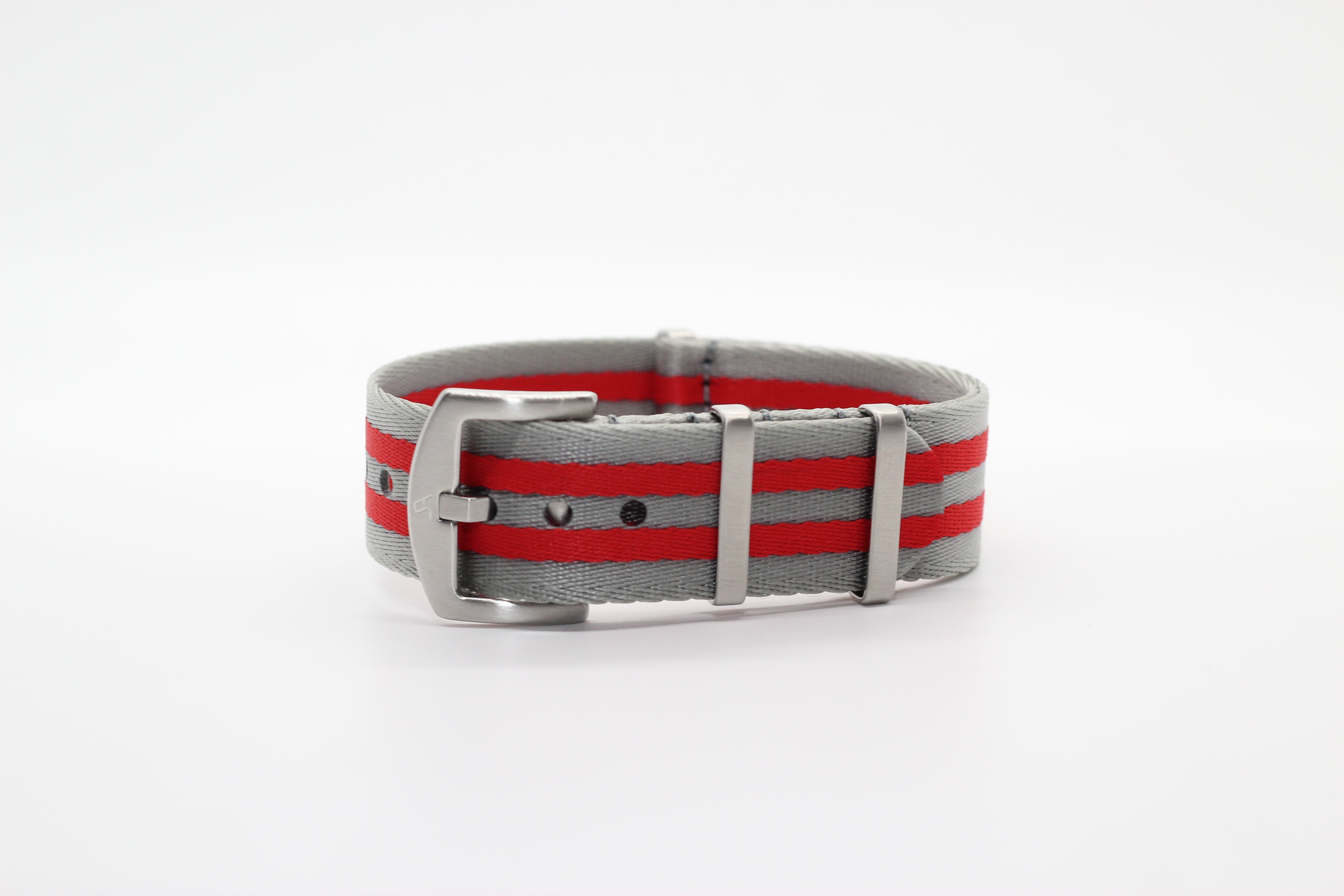Ultra NATO - Grey / Red Watch Strap - Strapify