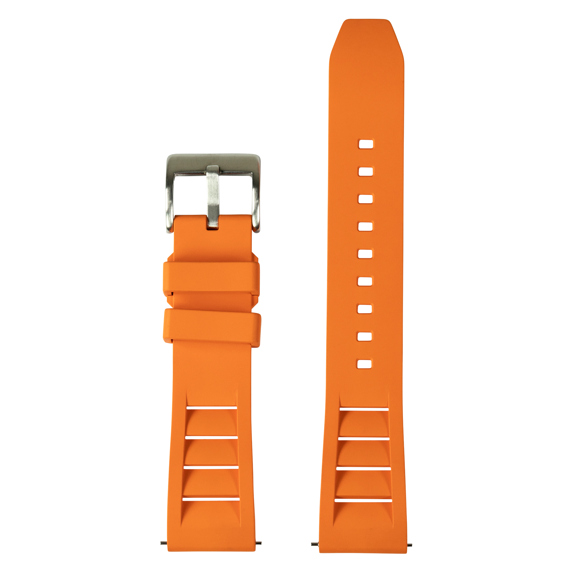 [QuickFit] Shark Fin FKM Rubber - Orange 26mm
