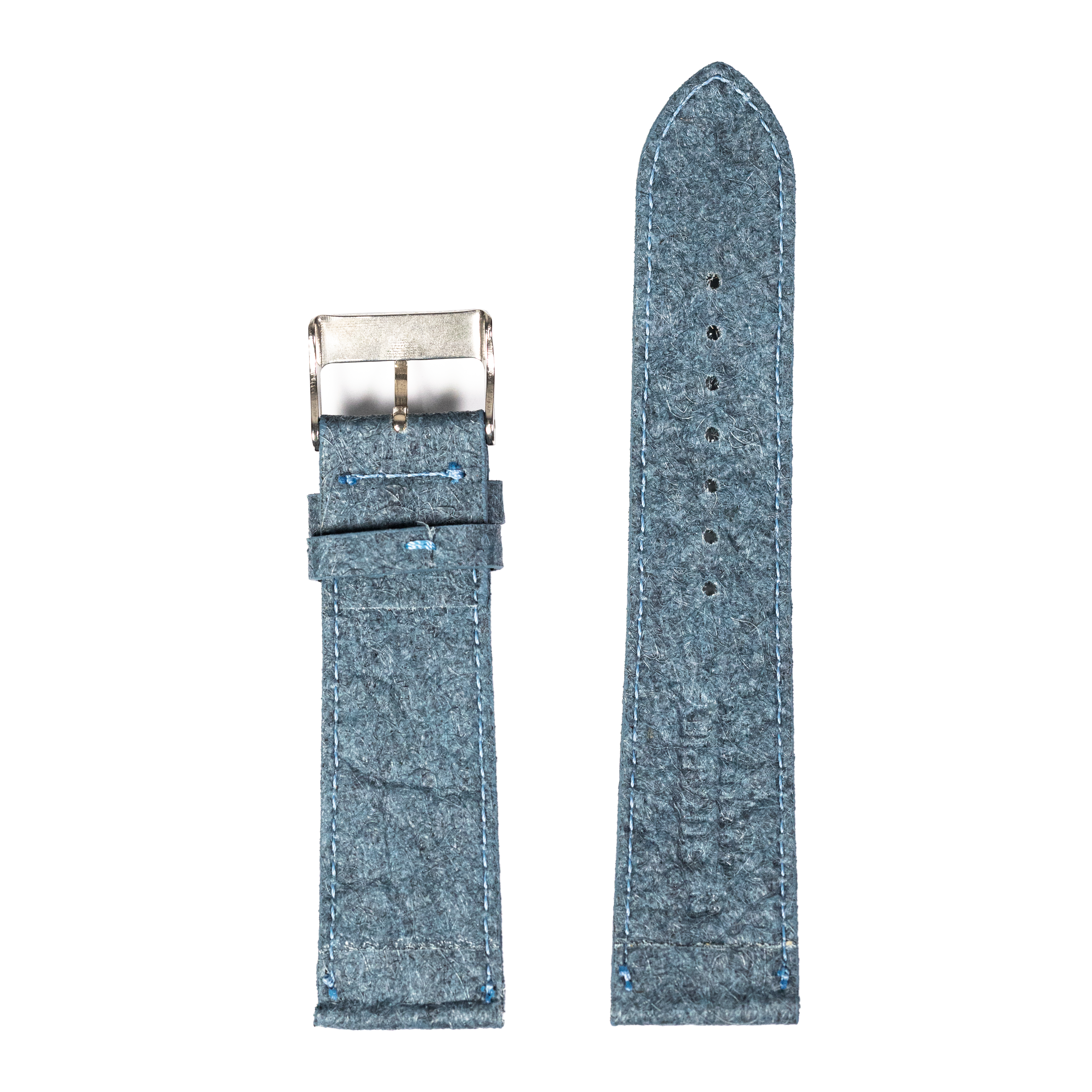 Pineapple Vegan Leather - Denim Blue