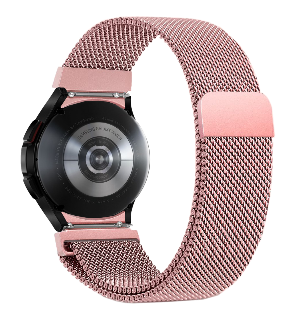 [Galaxy Watch 4, 5 & 6] Fitted Milanese - Rose Pink
