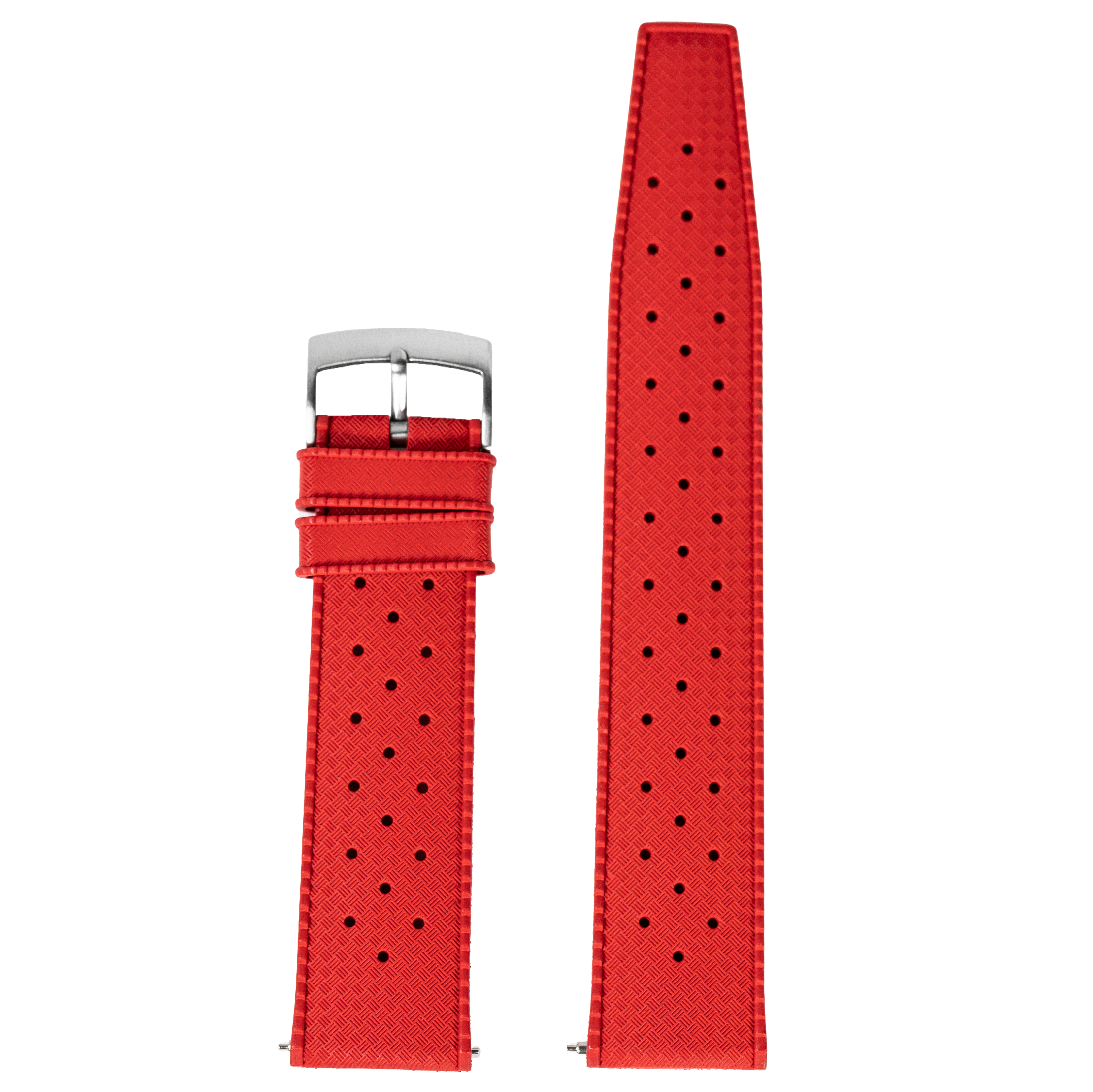 [QuickFit] King Tropic FKM Rubber - Red 22mm