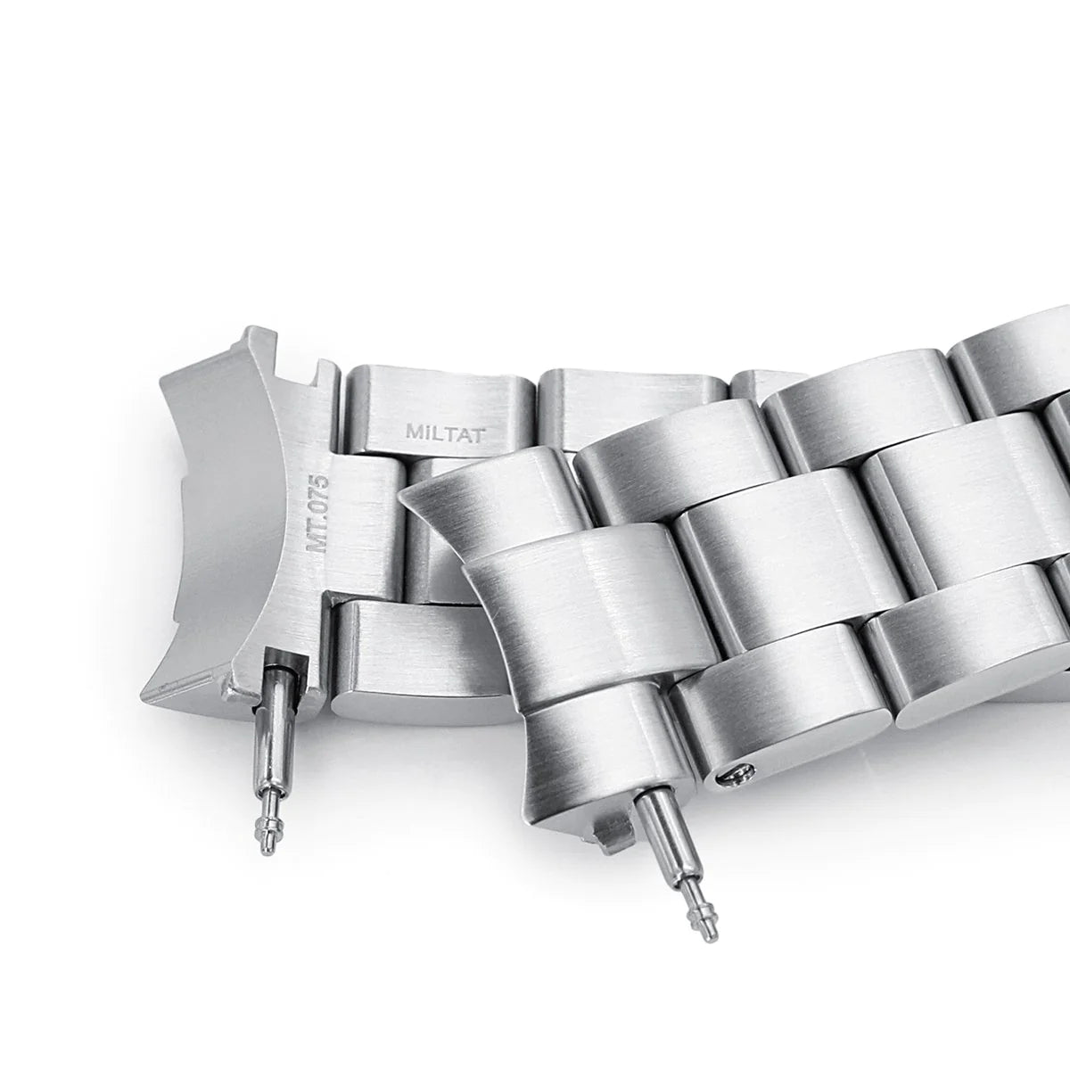 Strapcode Super-O Boyer stainless steel watch bracelet for Seiko Cocktail SSA345 with secure links and deployant clasp