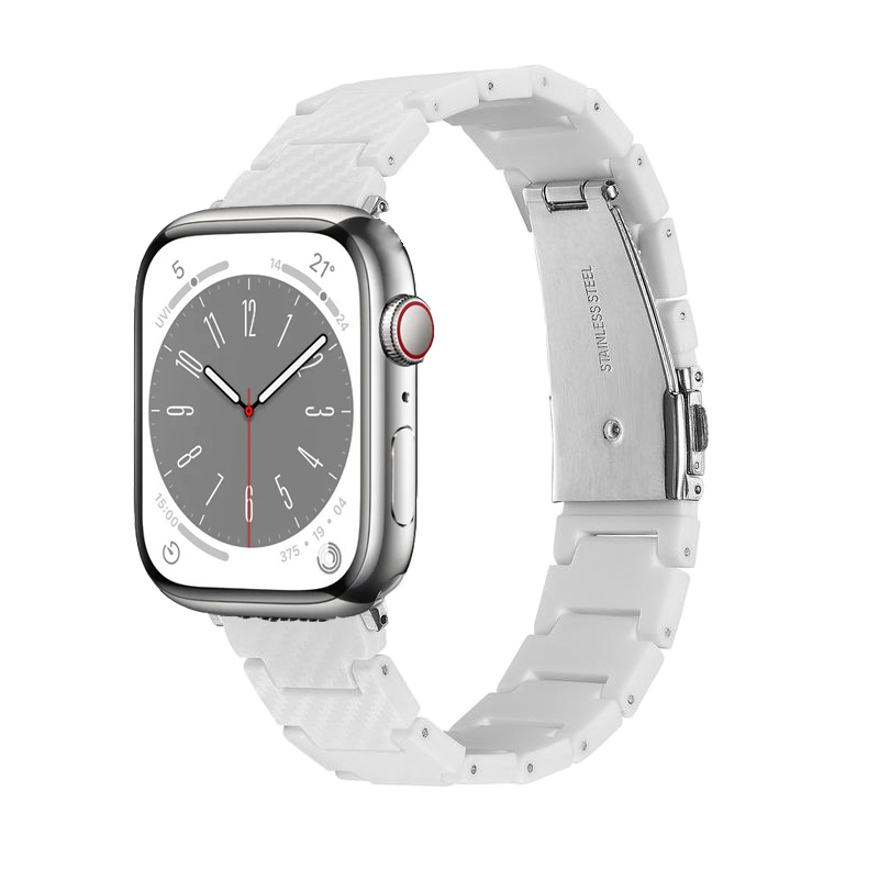 [Apple Watch] Carbon Fibre Bracelet - White