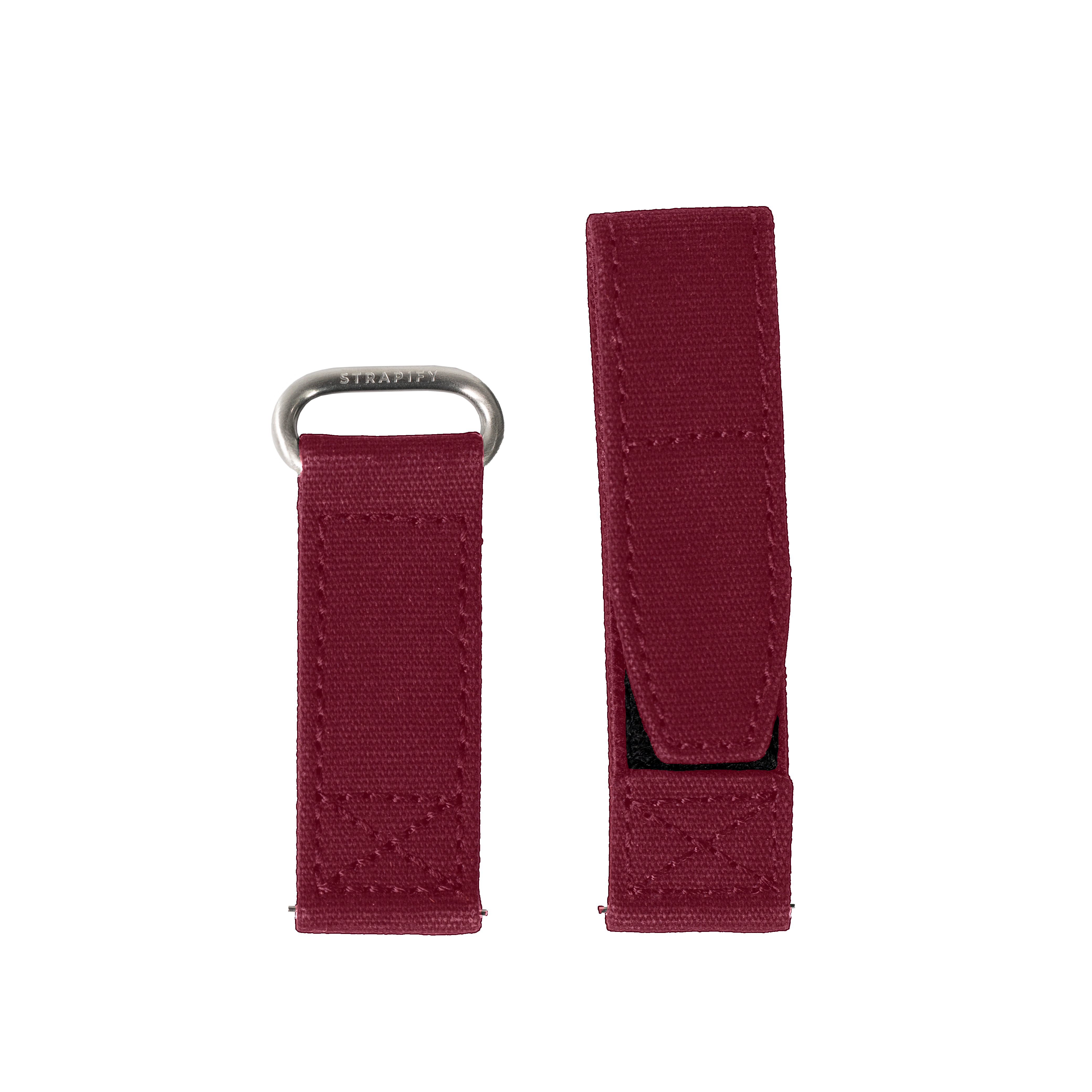 [Apple Watch] Military Velcro - Wine Red