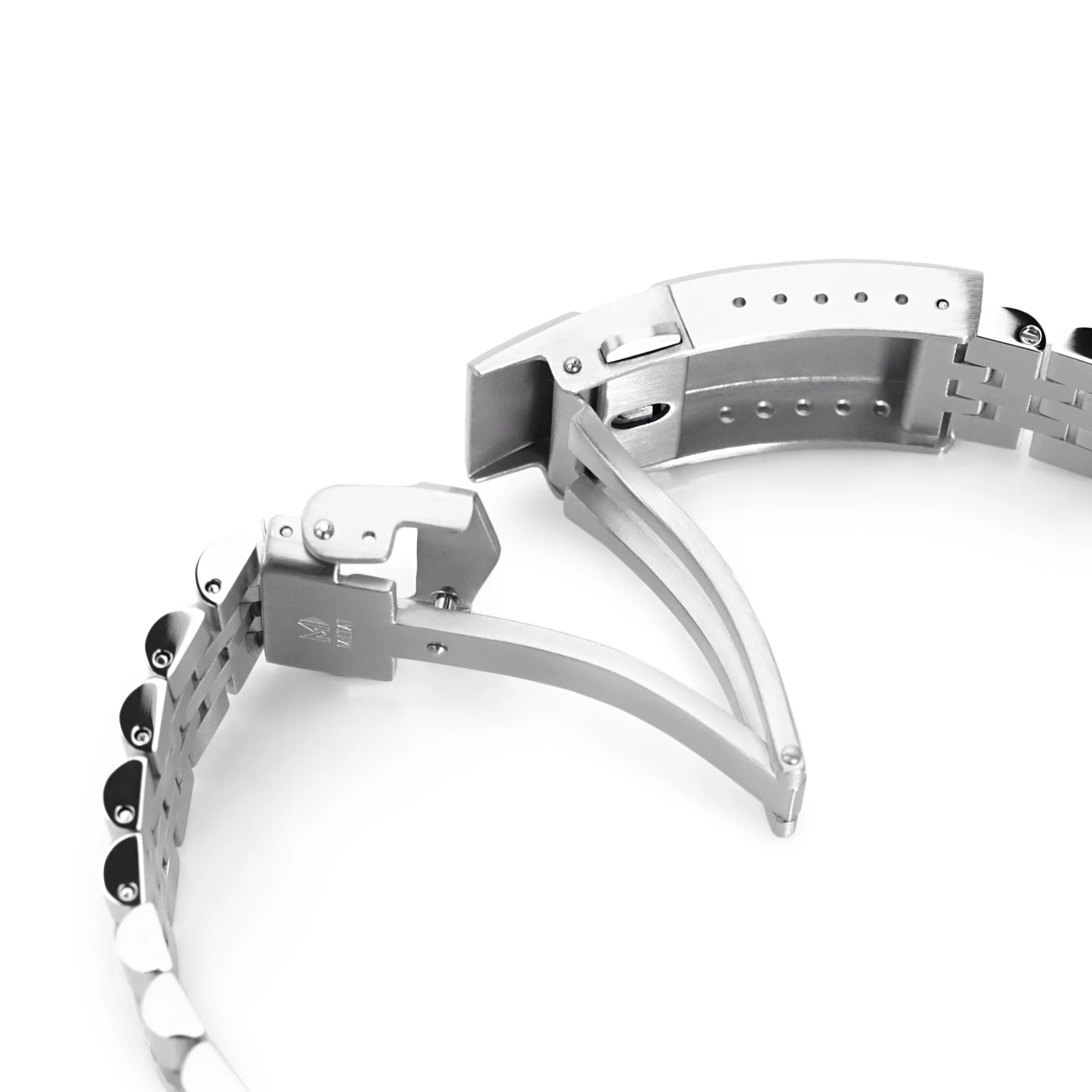 Strapcode Super-JUB II stainless steel bracelet for Seiko Speedtimer SSC813 watch with solid end links and adjustable clasp