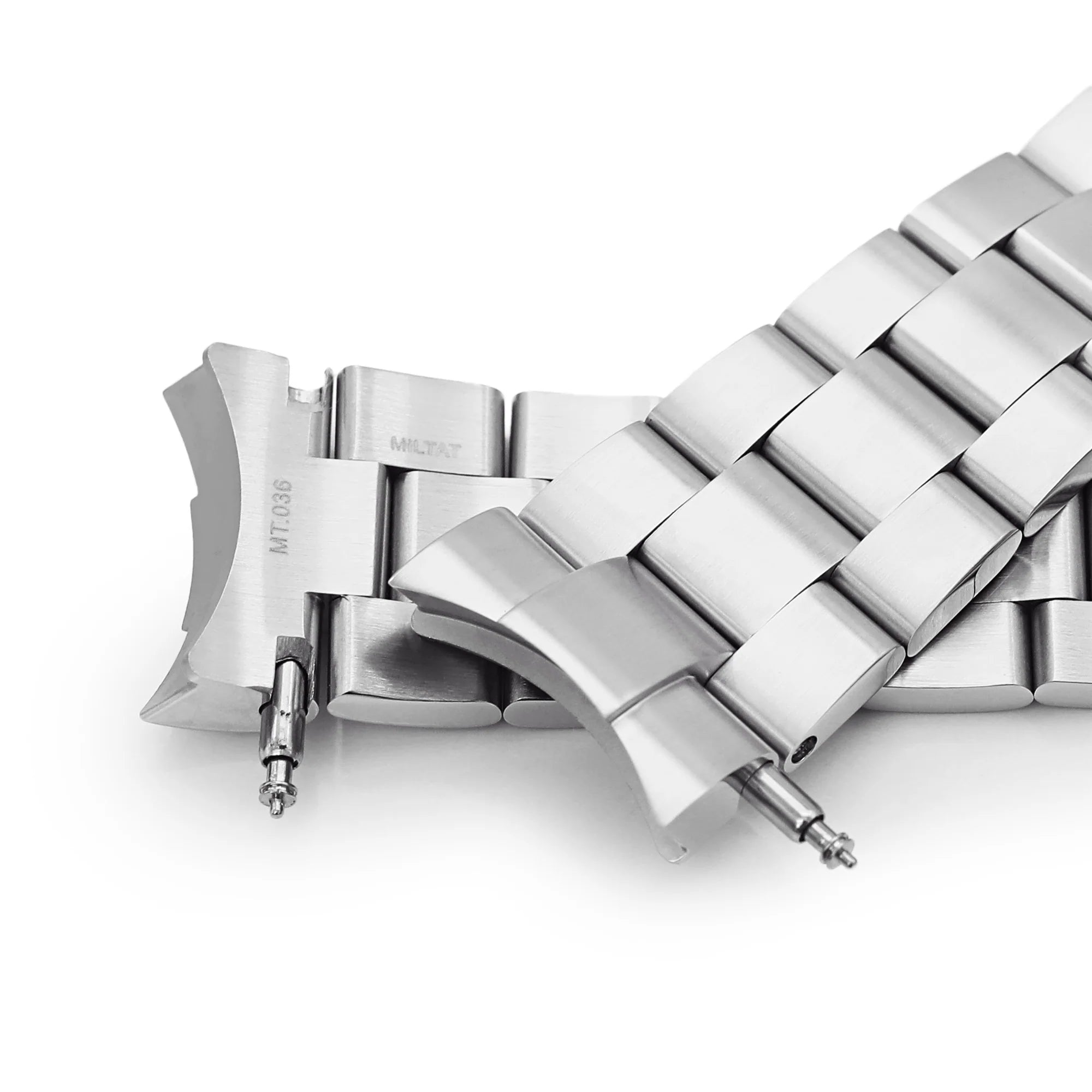 Strapcode Super-O Boyer stainless steel watch bracelet with endlinks for Seiko Sea Urchin SNZF17 timepiece