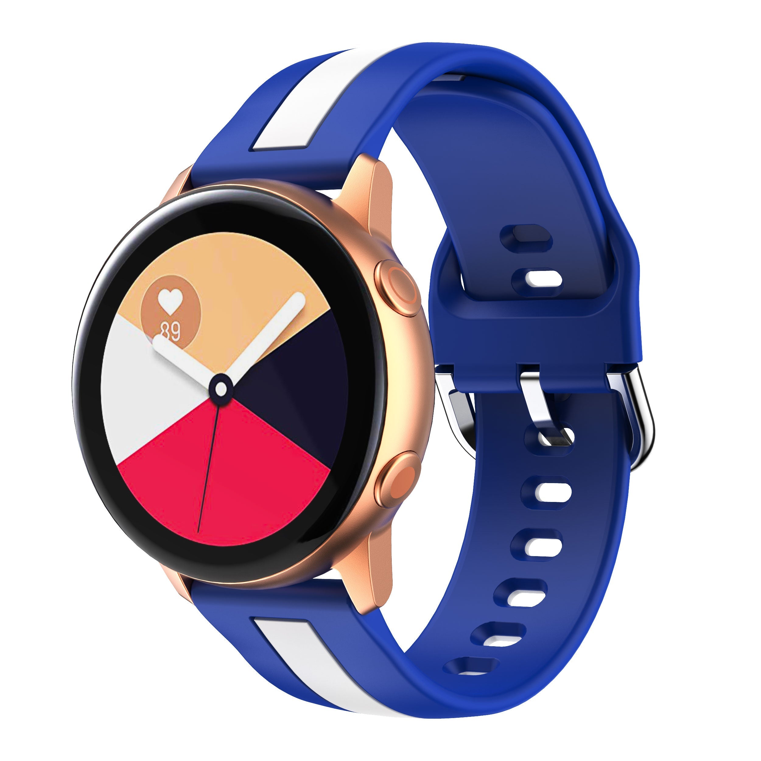 [Fitbit Versa 3 & 4/Sense 1 & 2] Striped Silicone