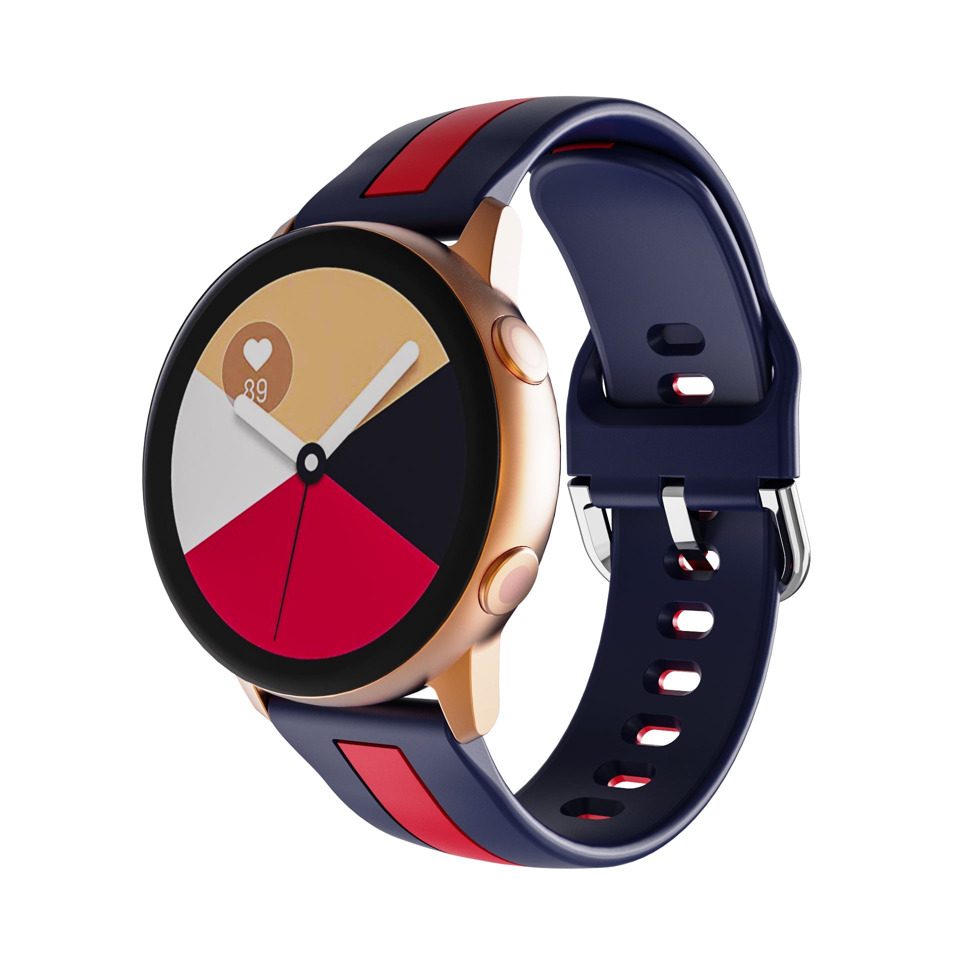 [Fitbit Versa 3 & 4/Sense 1 & 2] Striped Silicone