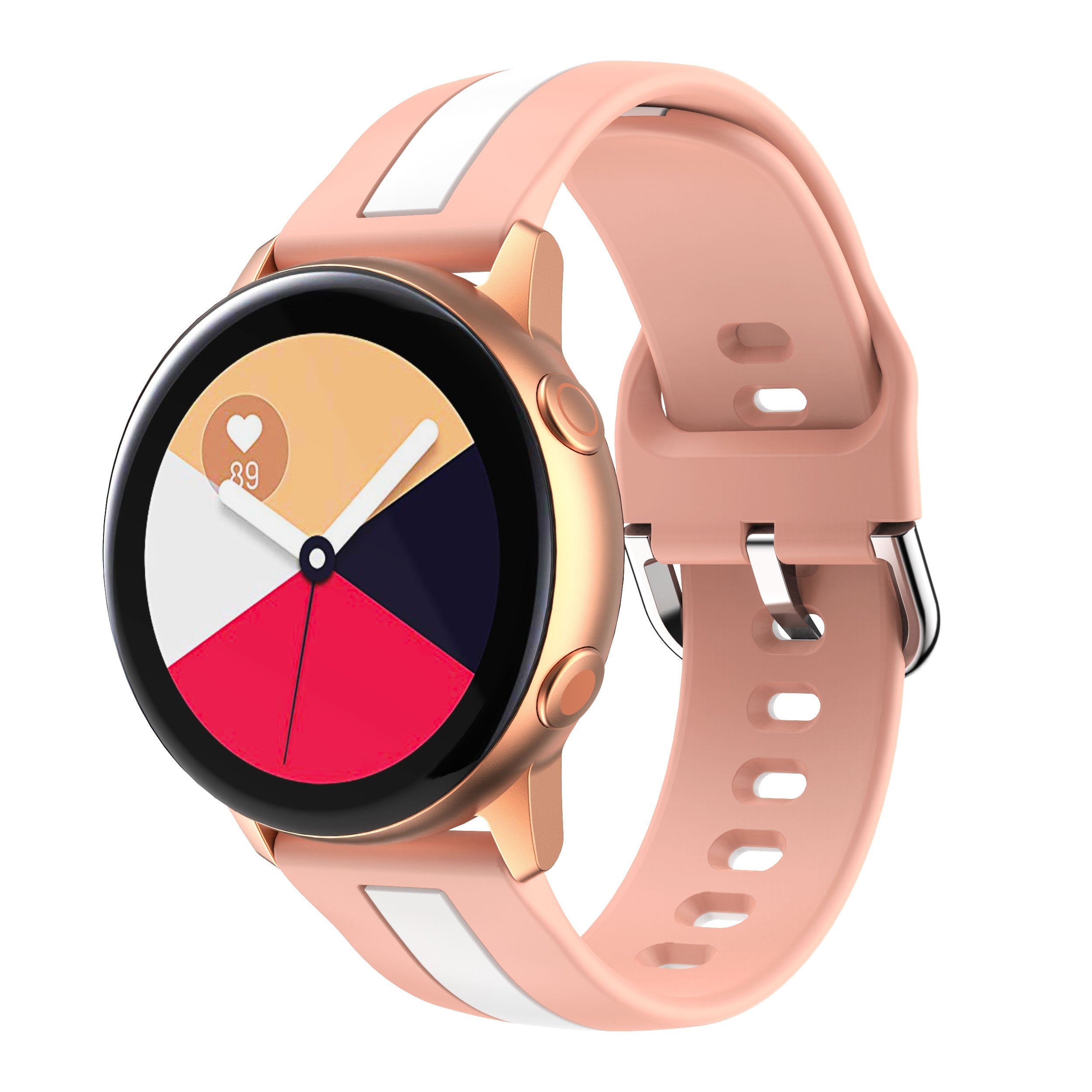 [Fitbit Versa 3 & 4/Sense 1 & 2] Striped Silicone