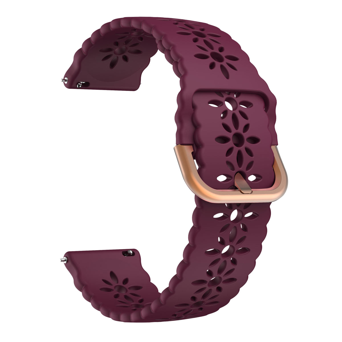 [QuickFit] Floral Silicone [Rose Gold Hardware]