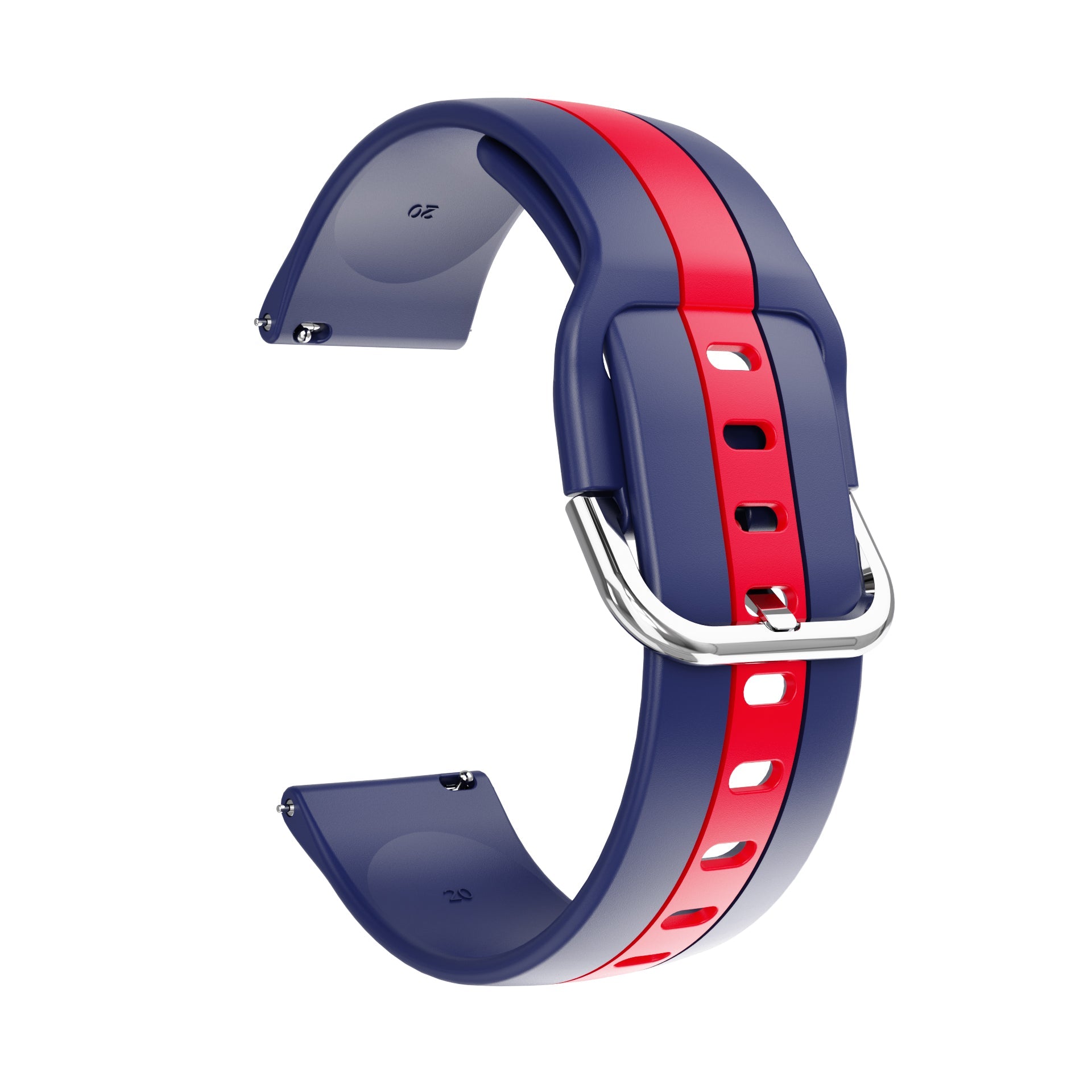 [Fitbit Versa 3 & 4/Sense 1 & 2] Striped Silicone