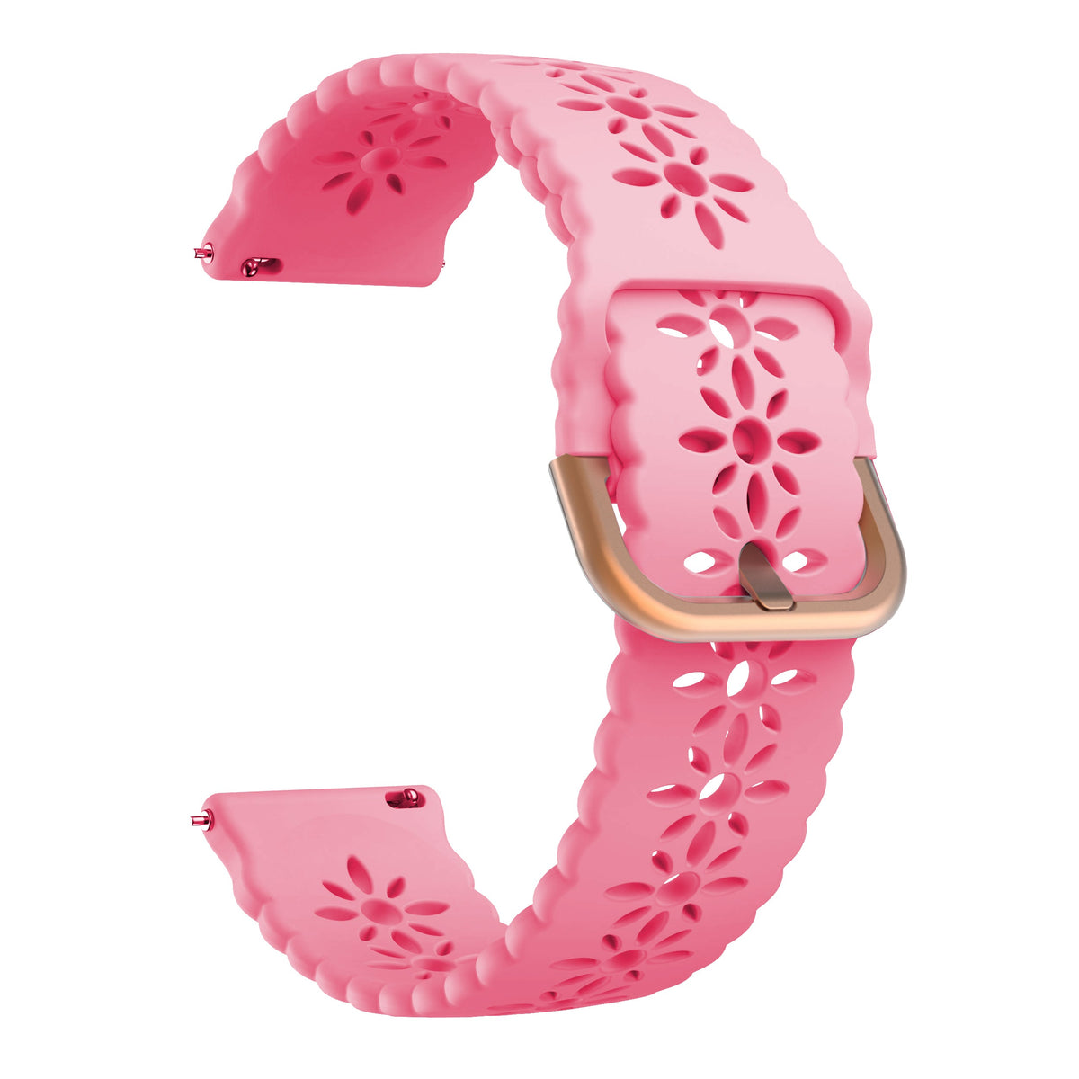 [QuickFit] Floral Silicone [Rose Gold Hardware]