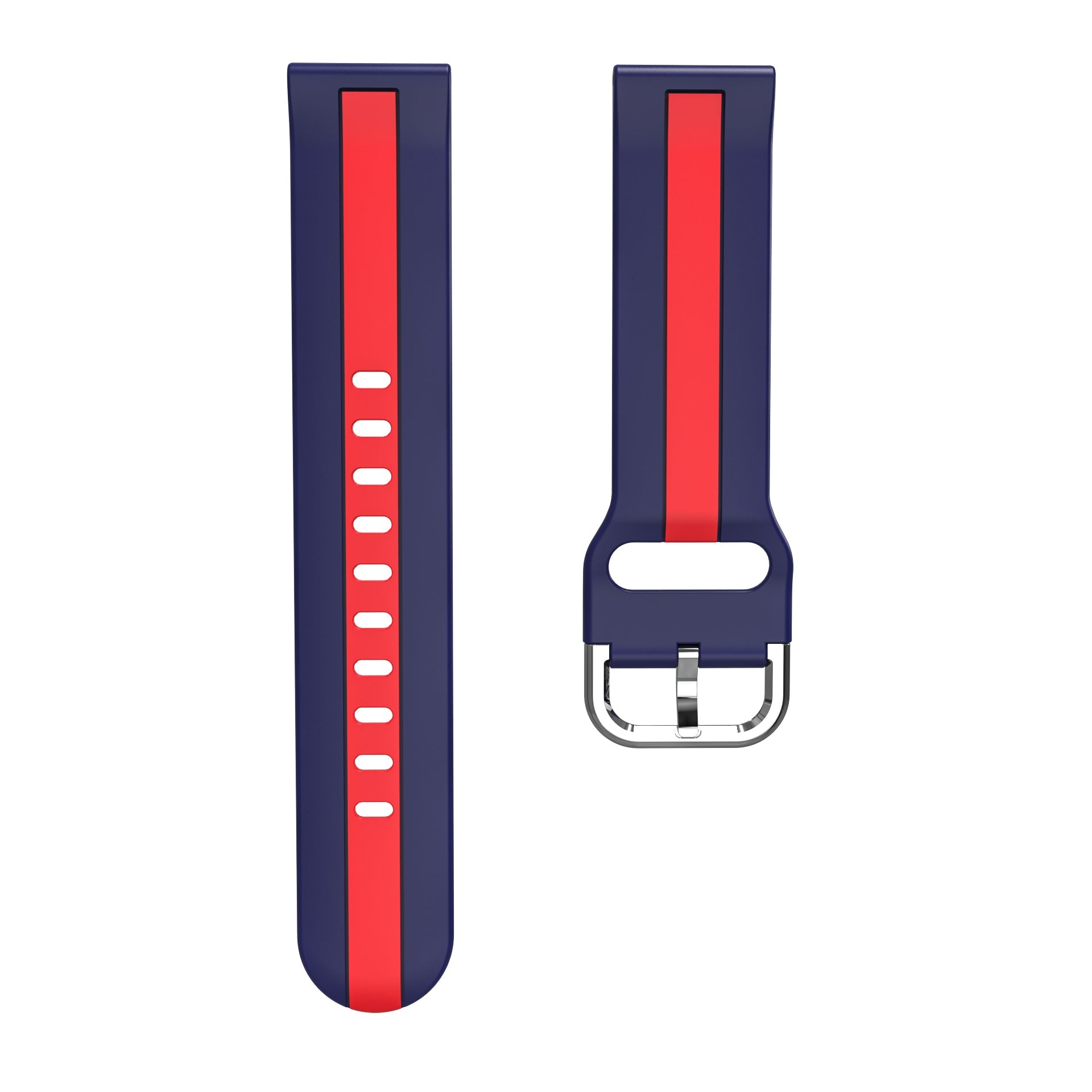 [Fitbit Versa 3 & 4/Sense 1 & 2] Striped Silicone