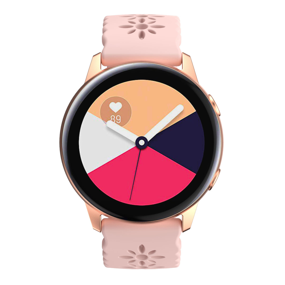 [QuickFit] Floral Silicone [Rose Gold Hardware]