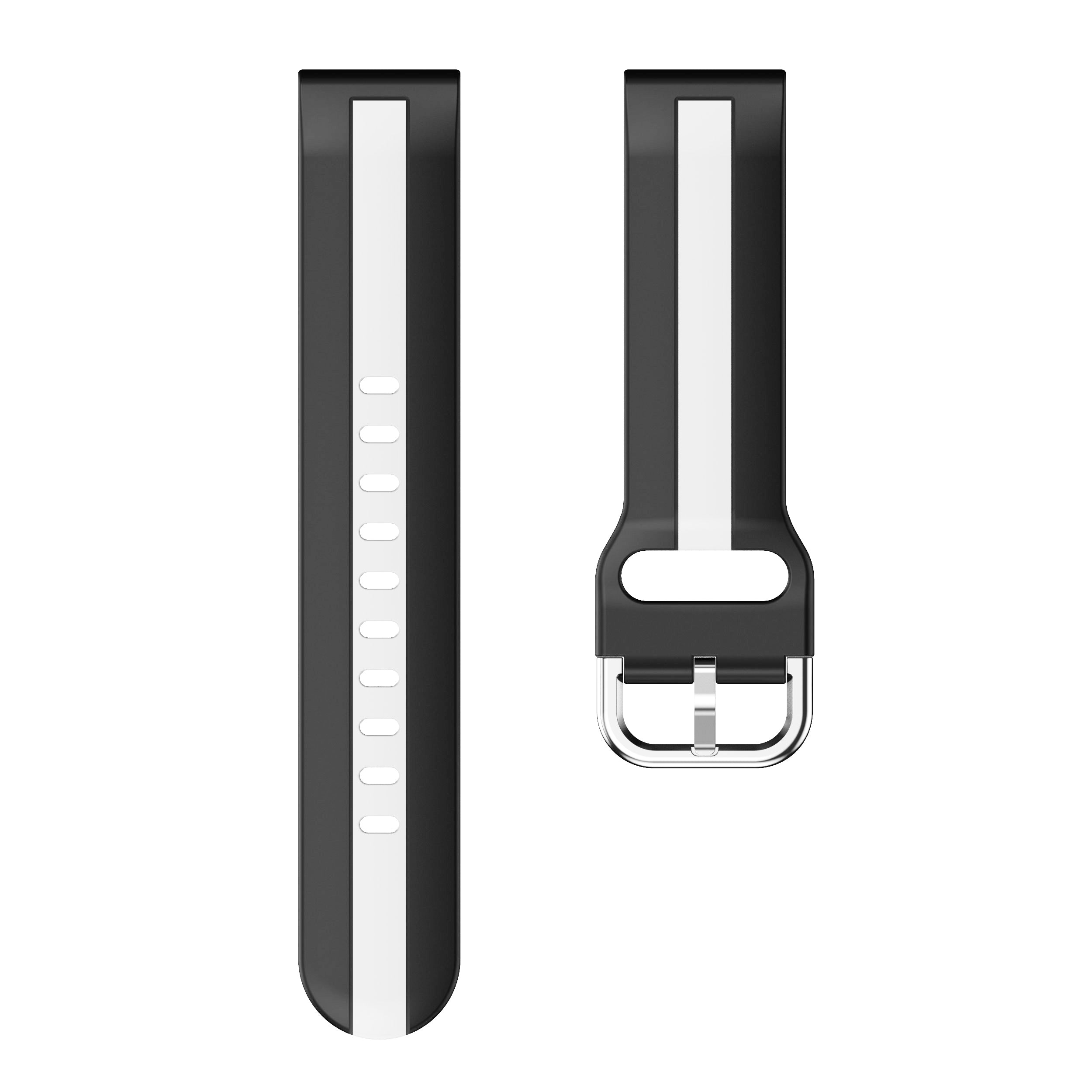[Fitbit Versa 3 & 4/Sense 1 & 2] Striped Silicone