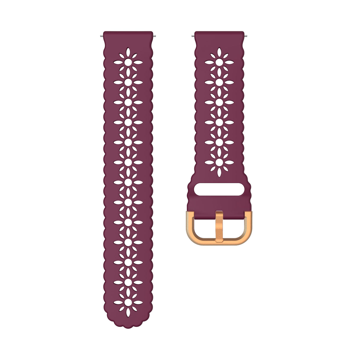 [QuickFit] Floral Silicone [Rose Gold Hardware]