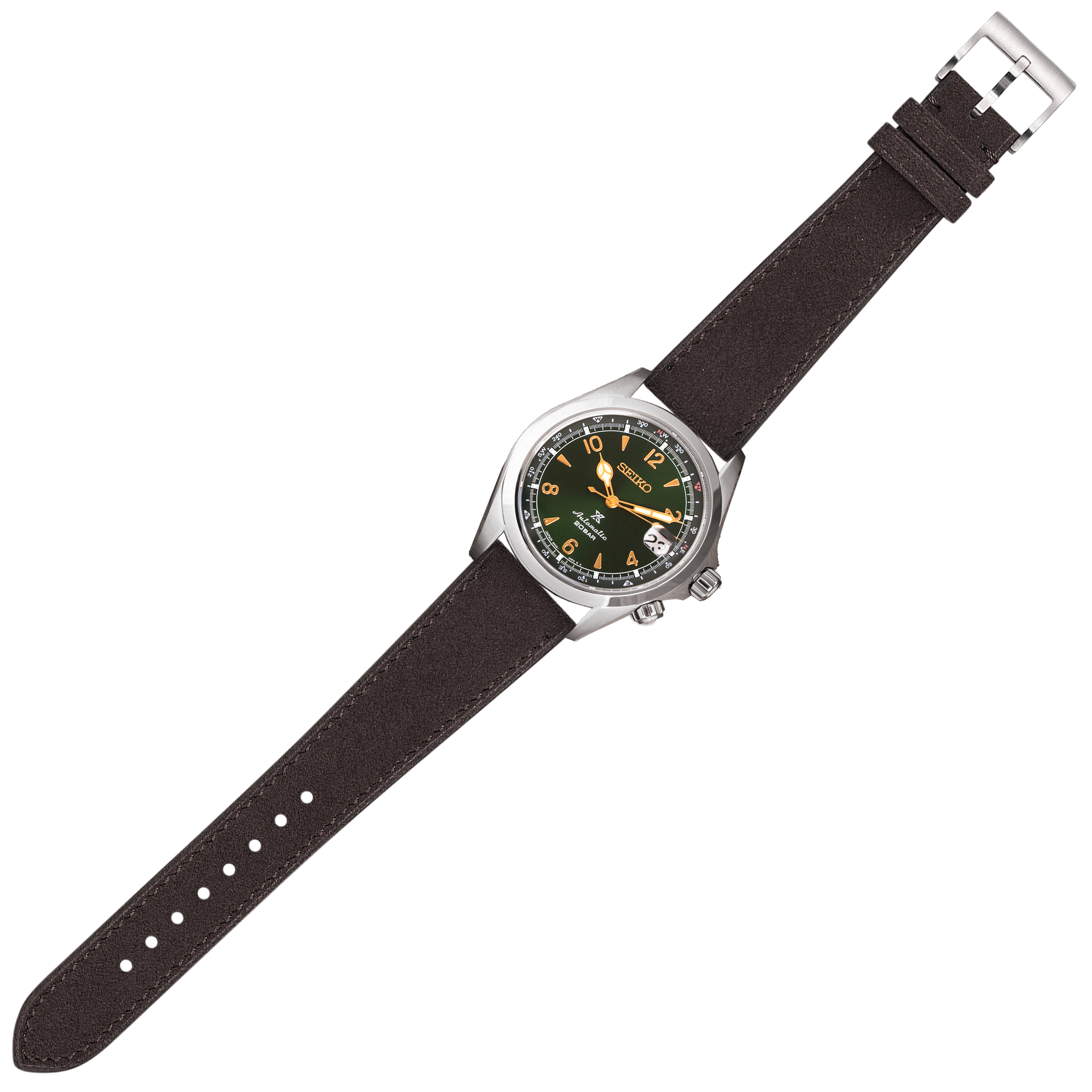 [Tissot Prx 40] Alcantara Leather - Dark Brown