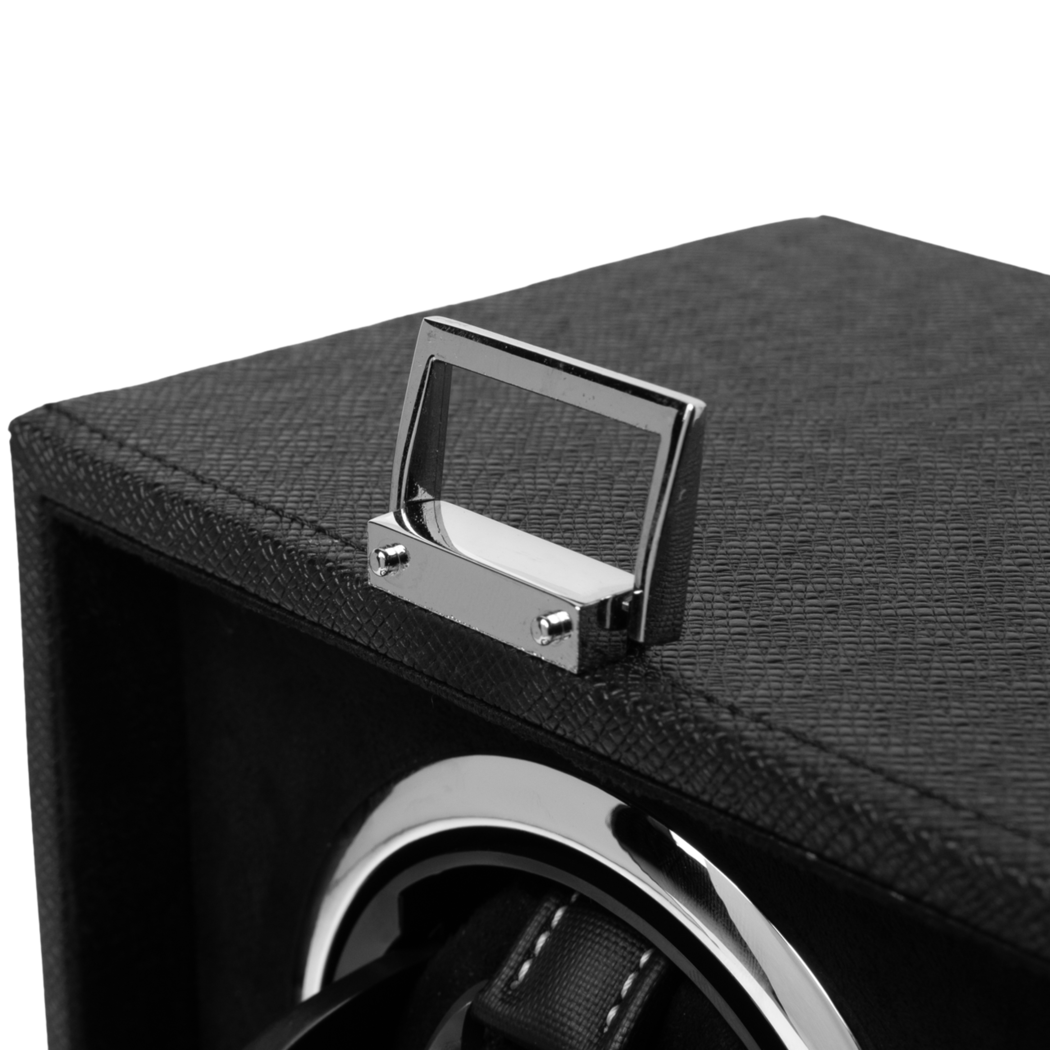 Watch Winder -  Saffiano Leather (Single/Double) | Black