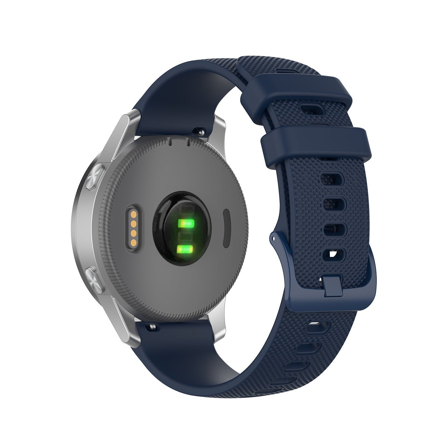 Classic Silicone Navy Blue Matching for Fitbit Charge 2