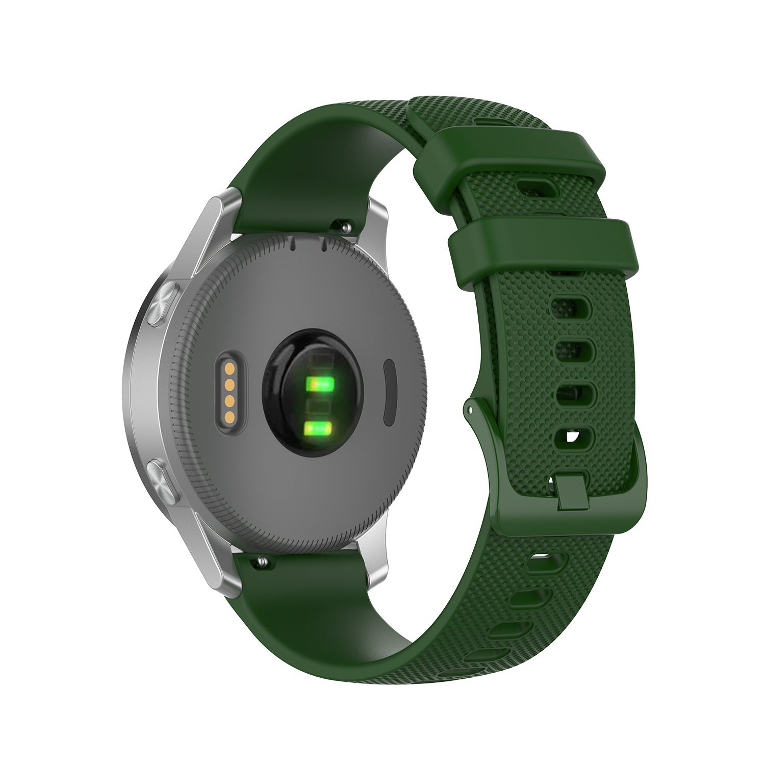 Classic Silicone Forest Green Matching for Fitbit Charge 2
