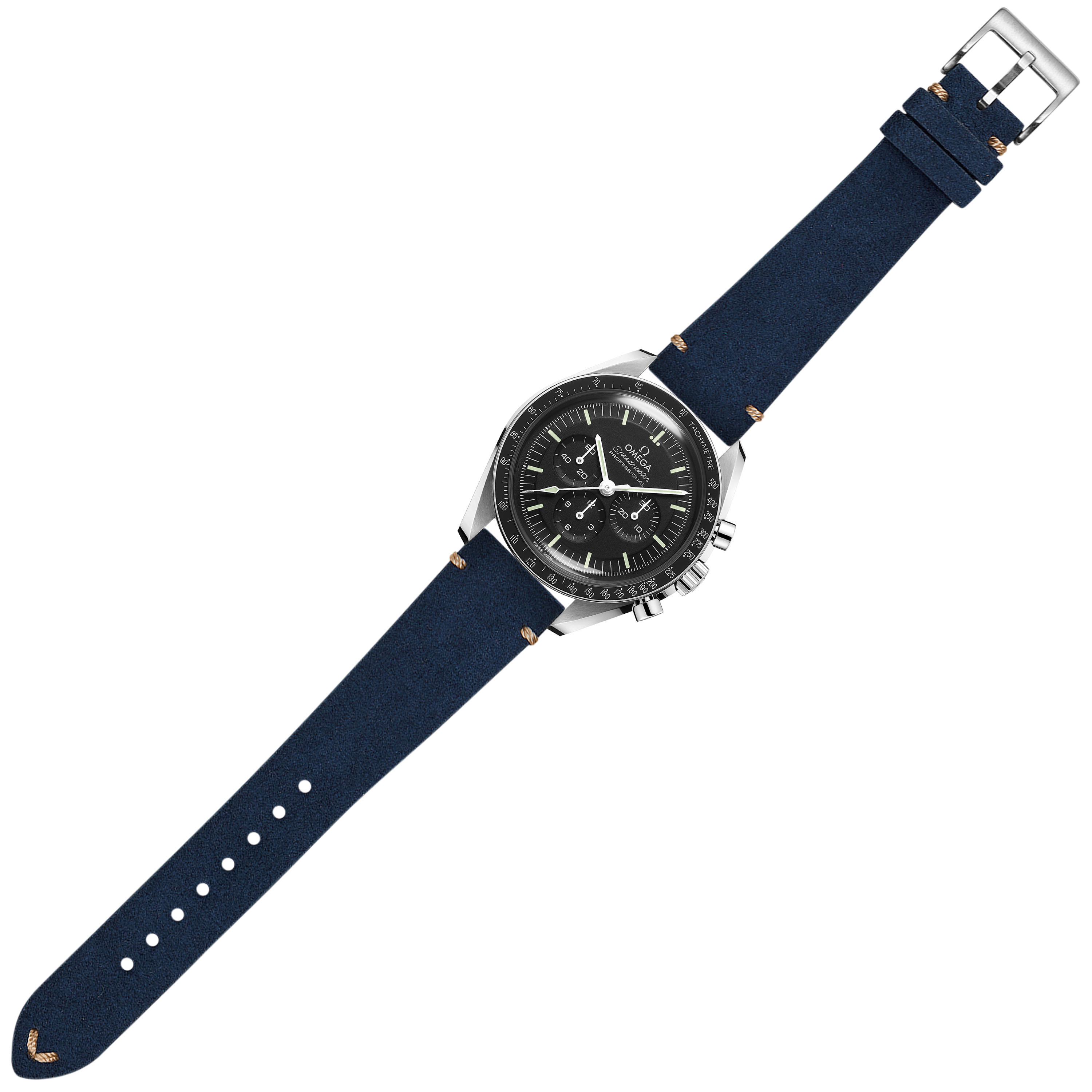 [Google Pixel] Alcantara Leather - Vintage  - Navy Blue