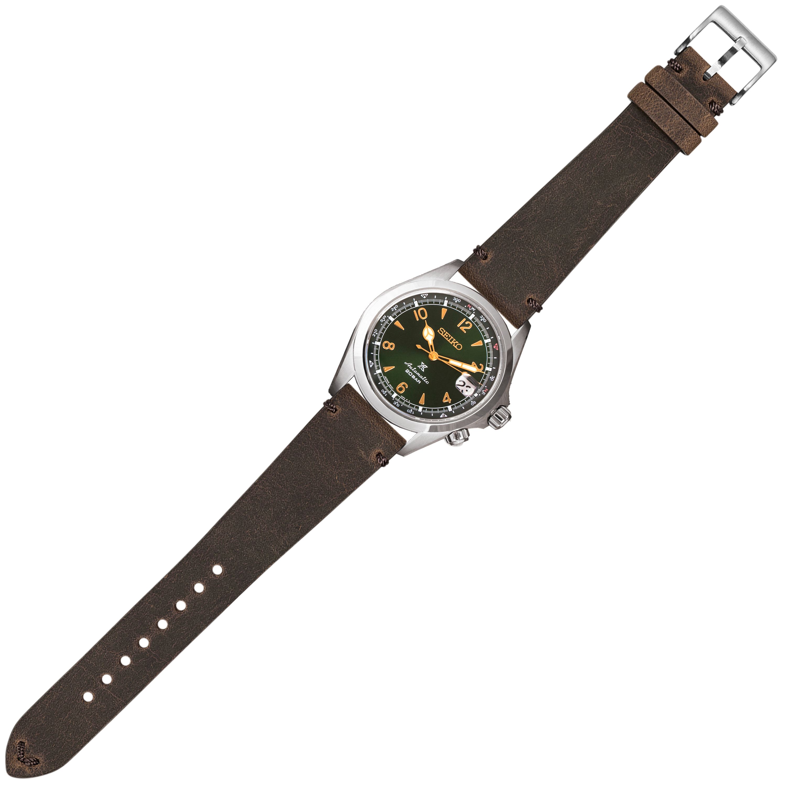 [Tissot Prx 40] Vintage Crazy Horse Leather  - Brown