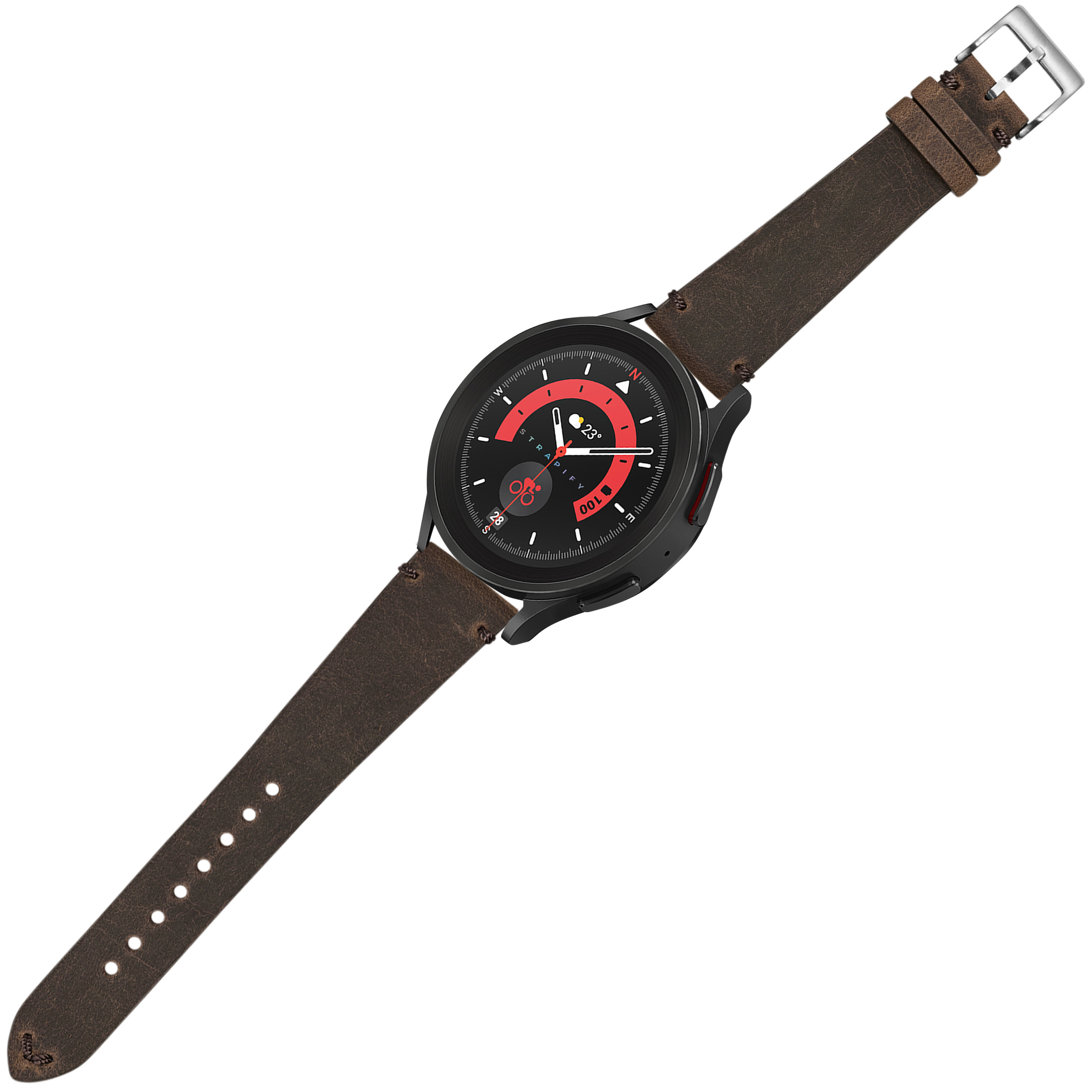 [Tissot Prx 40] Vintage Crazy Horse Leather  - Brown